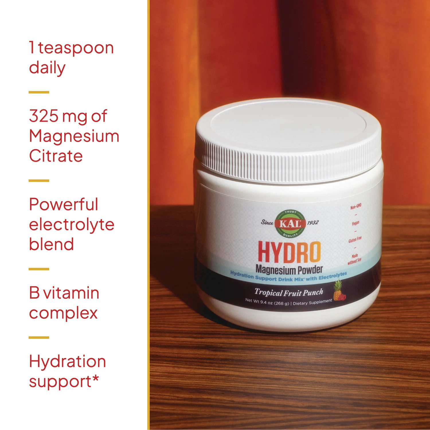Hydro Magnesium Powder - Tropical Fruit Punch - Image 3