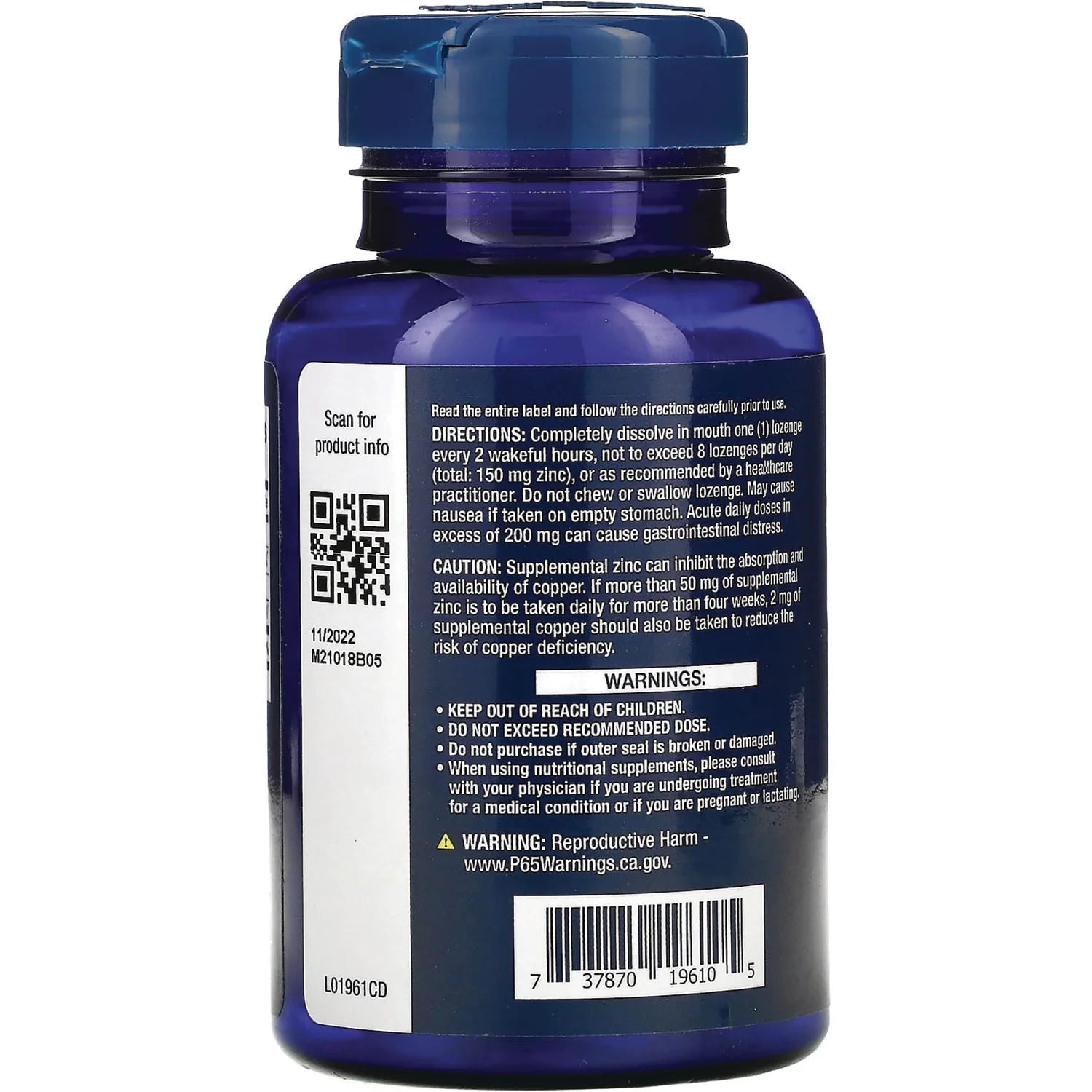 Enhanced Zinc Lozenges - Peppermint - Image 3