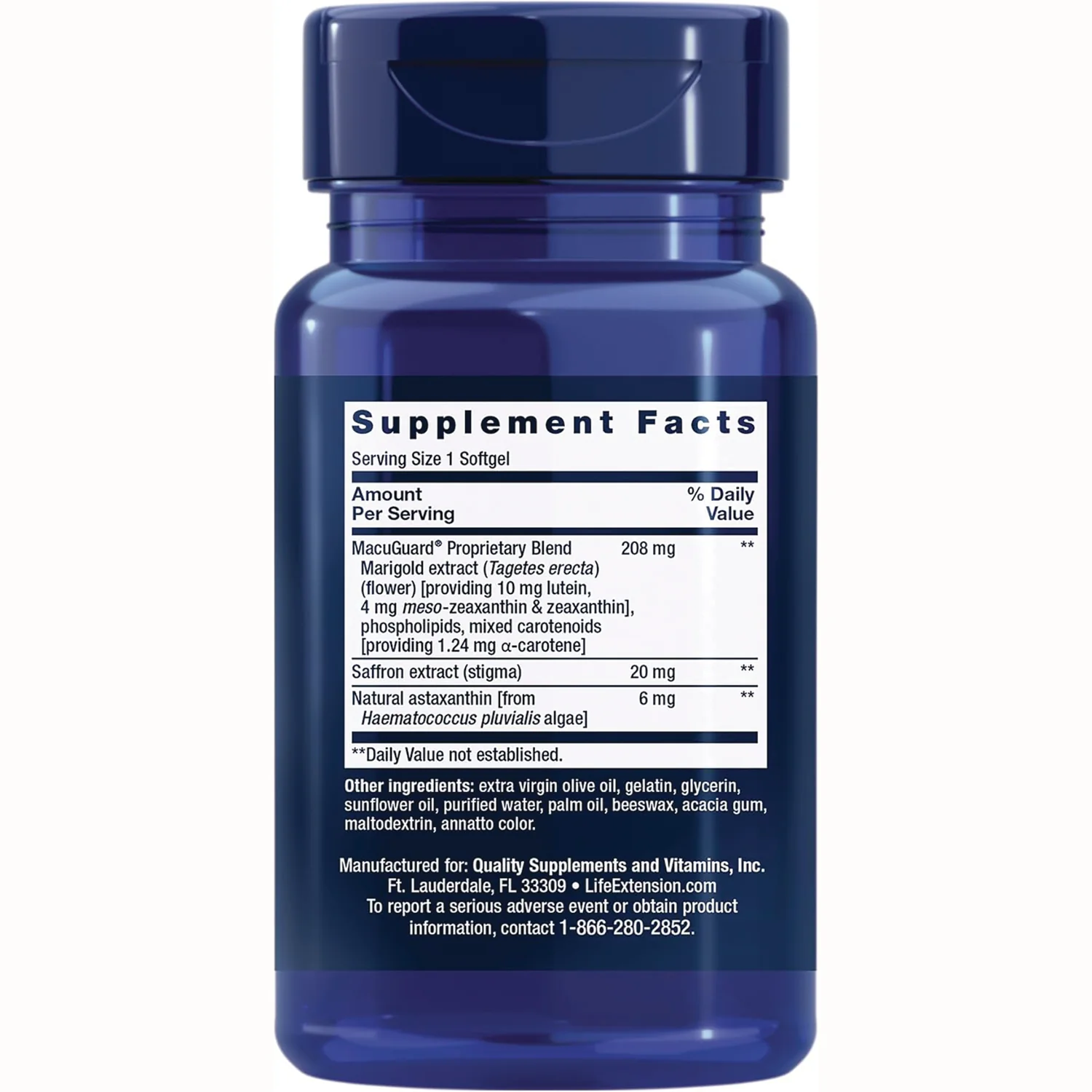 MacuGuard Ocular Support with Saffron & Astaxanthin - Image 2
