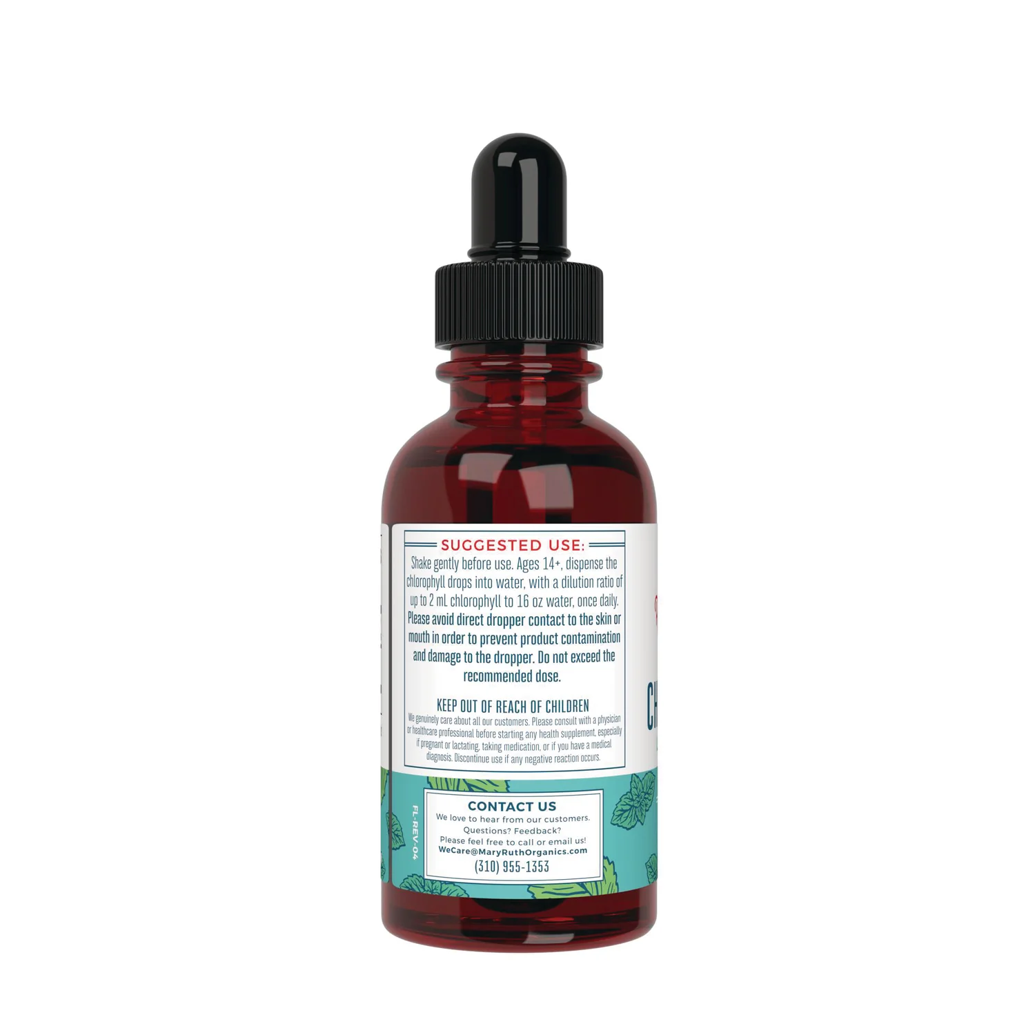 Vegan Chlorophyll Liquid Drops - Peppermint - Image 3