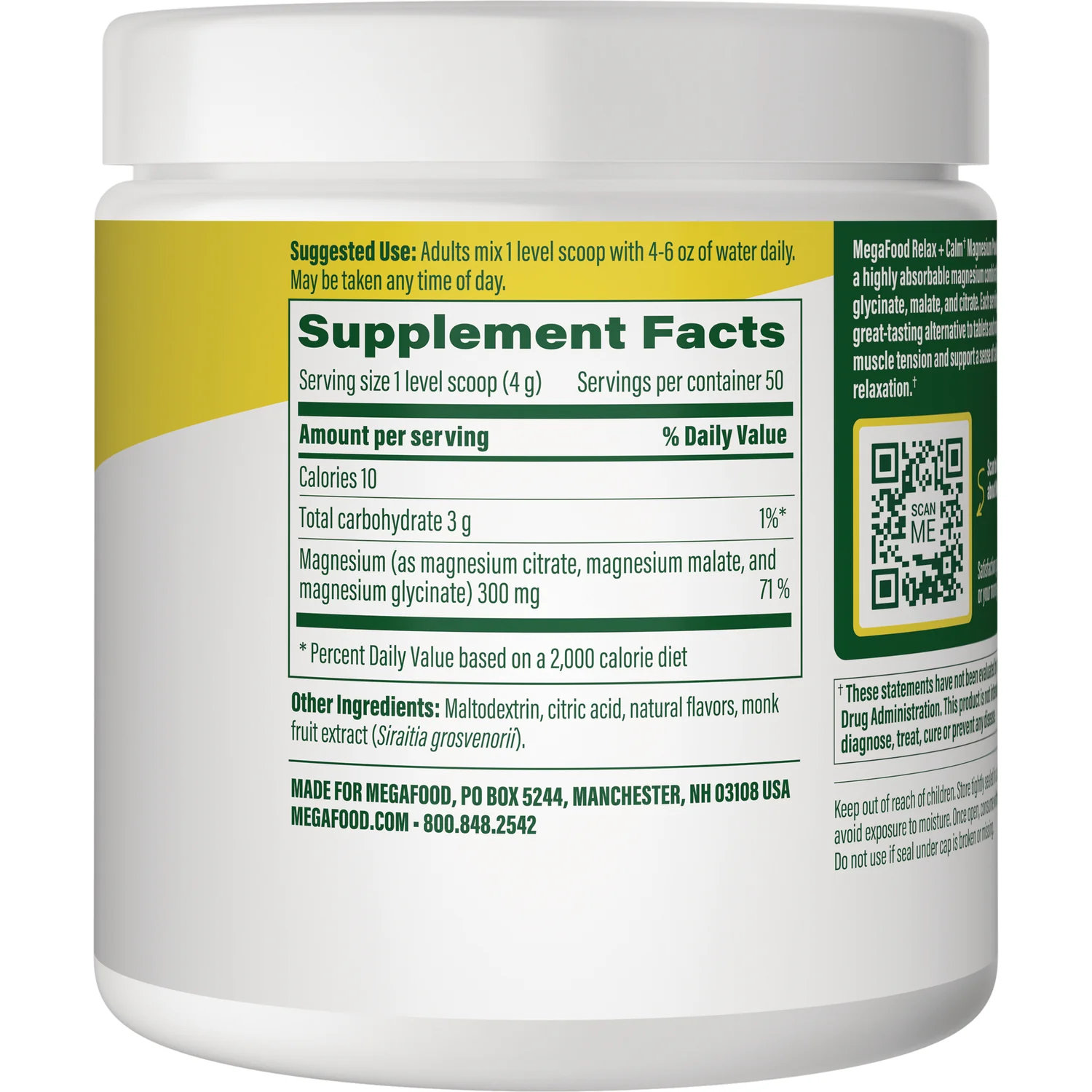 Relax & Calm Magnesium Drink Mix - Raspberry Lemonade - Image 2