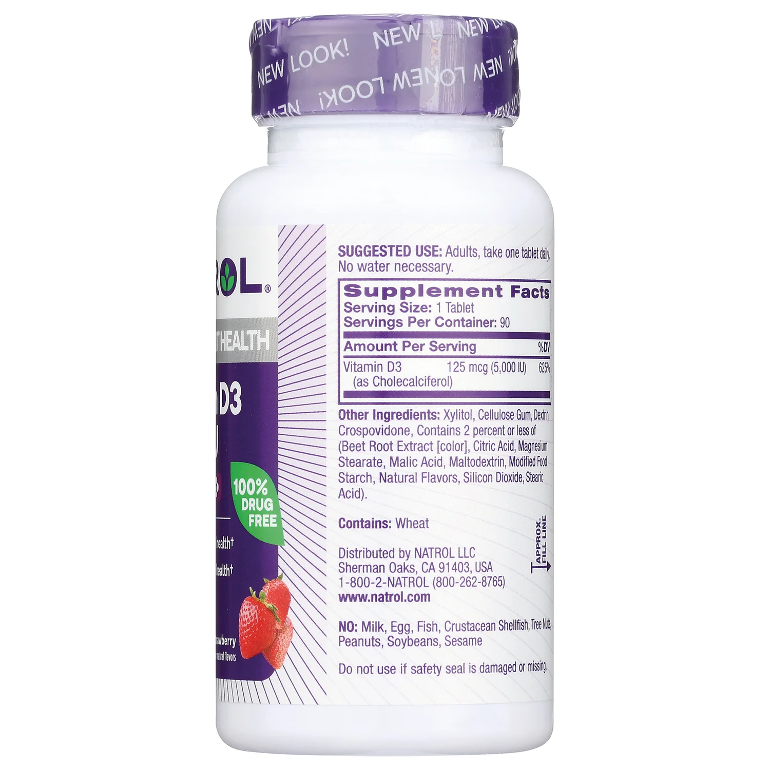 Vitamin D3 Fast Dissolve - Strawberry - Image 2