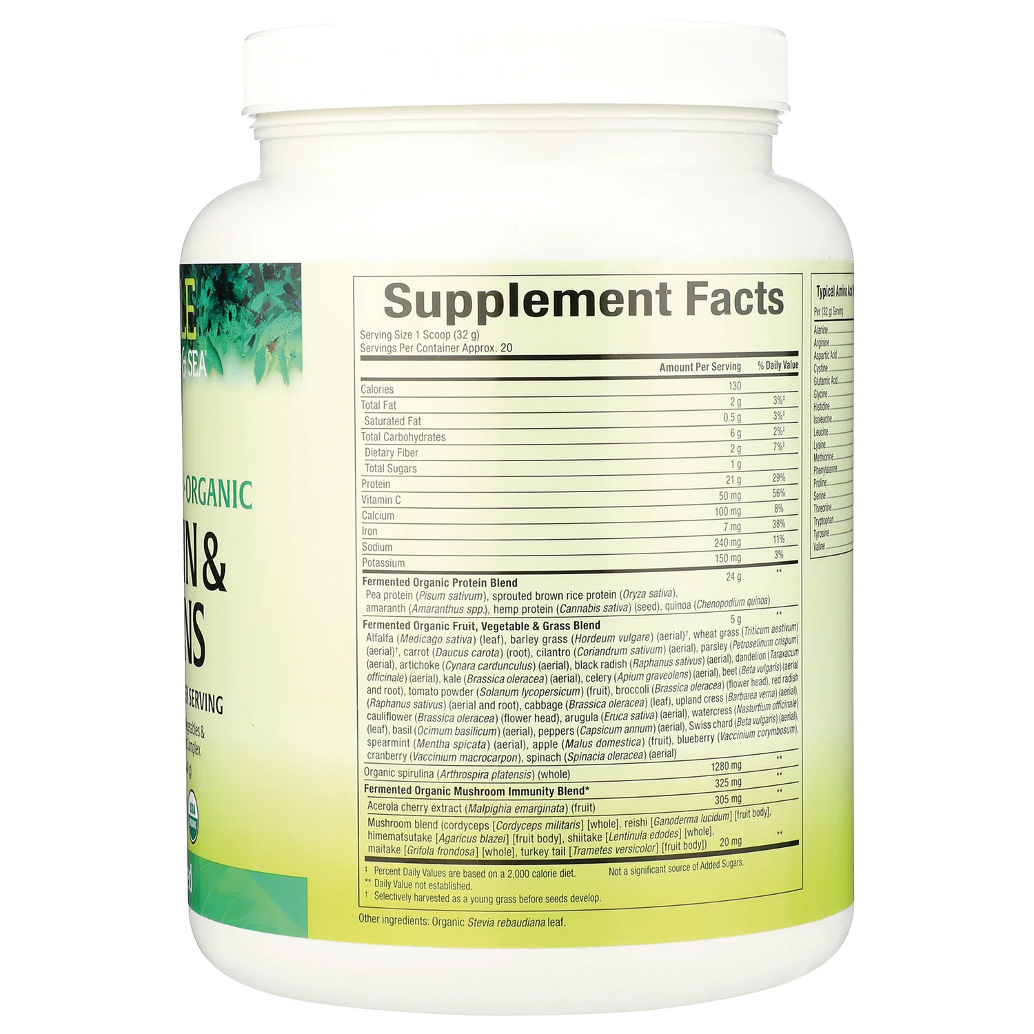 Whole Earth & Sea Protein & Greens - Unflavored - Image 2
