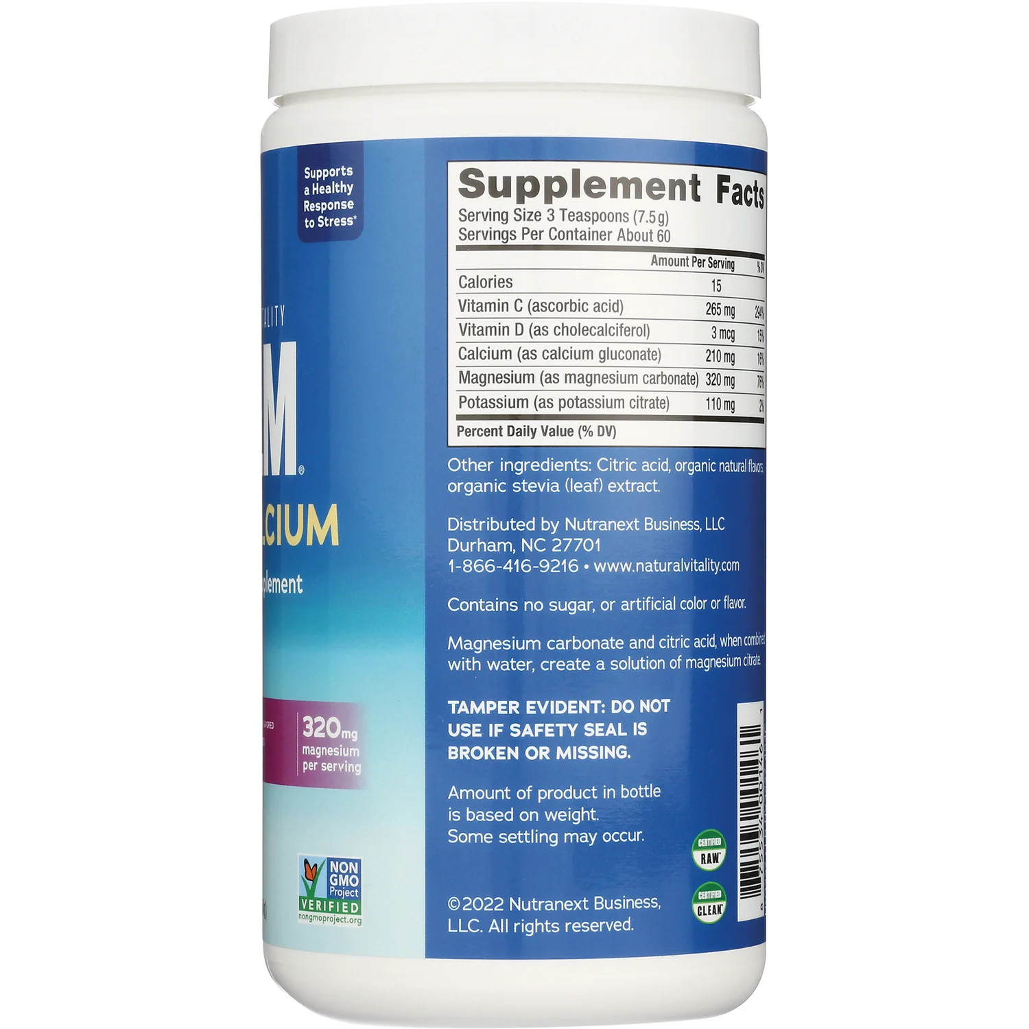Calm Plus Calcium - Raspberry-Lemon - Image 2