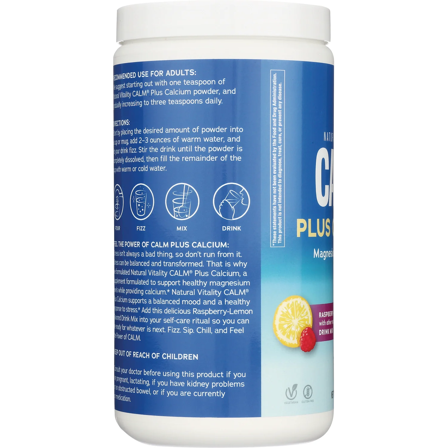Calm Plus Calcium - Raspberry-Lemon - Image 4