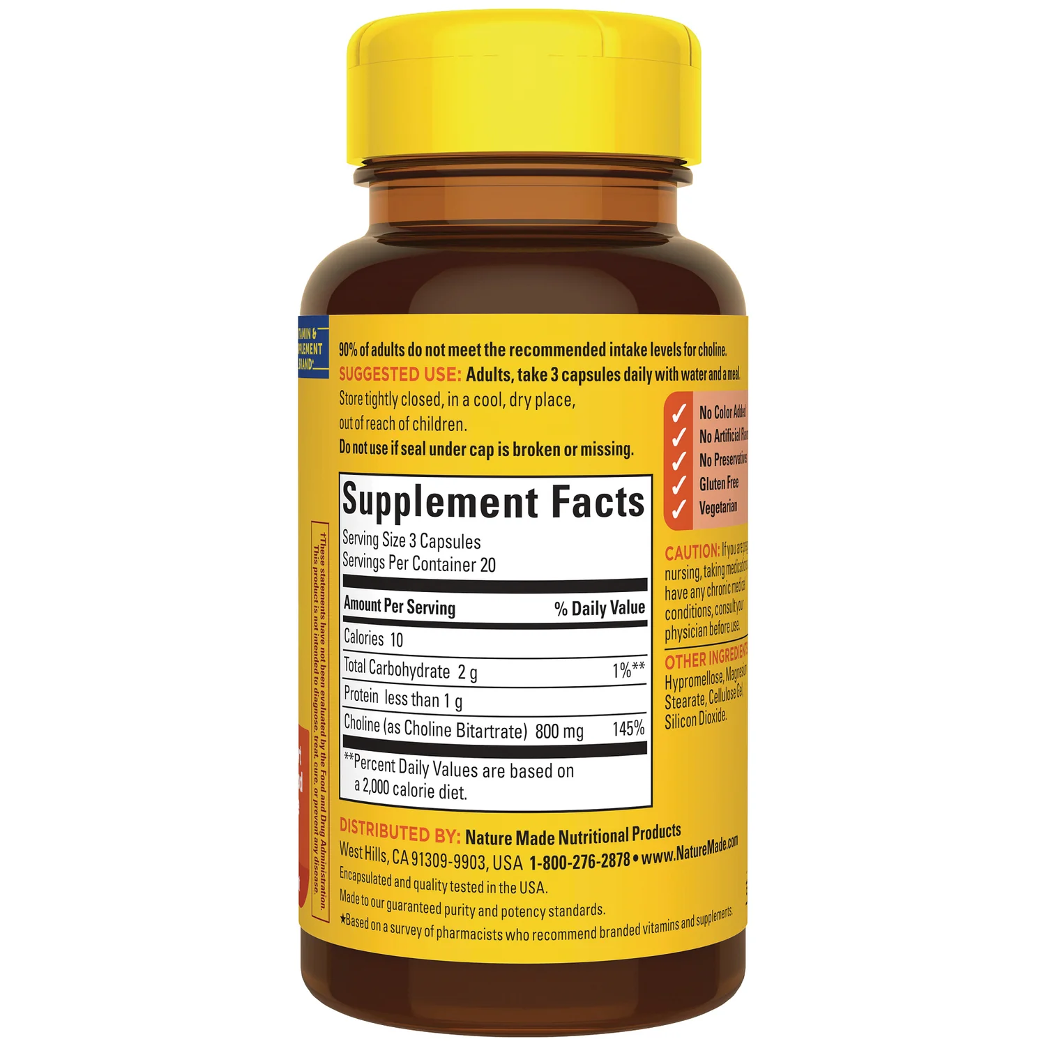 Choline Extra Strength Dosage - Image 2