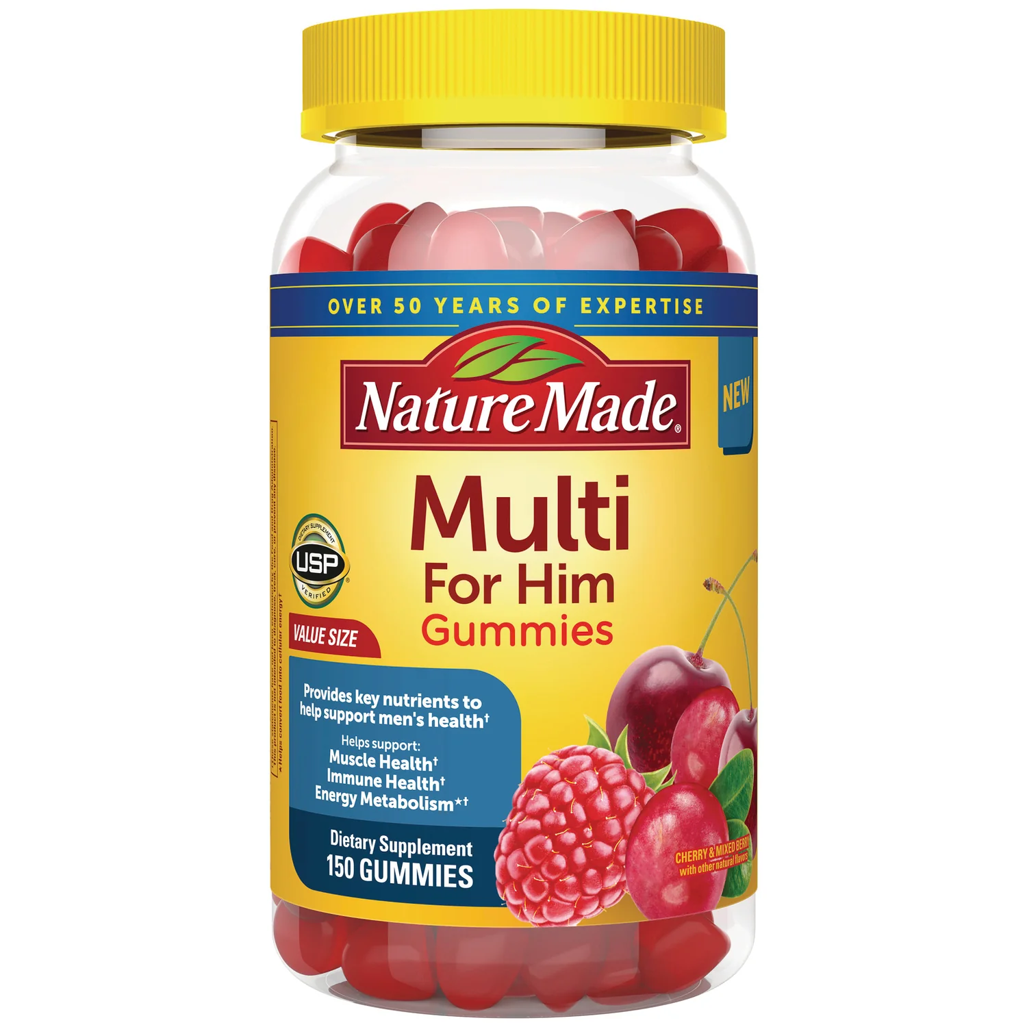 Multi For Him Gummies - Cherry & Mixed Berry - Image 2