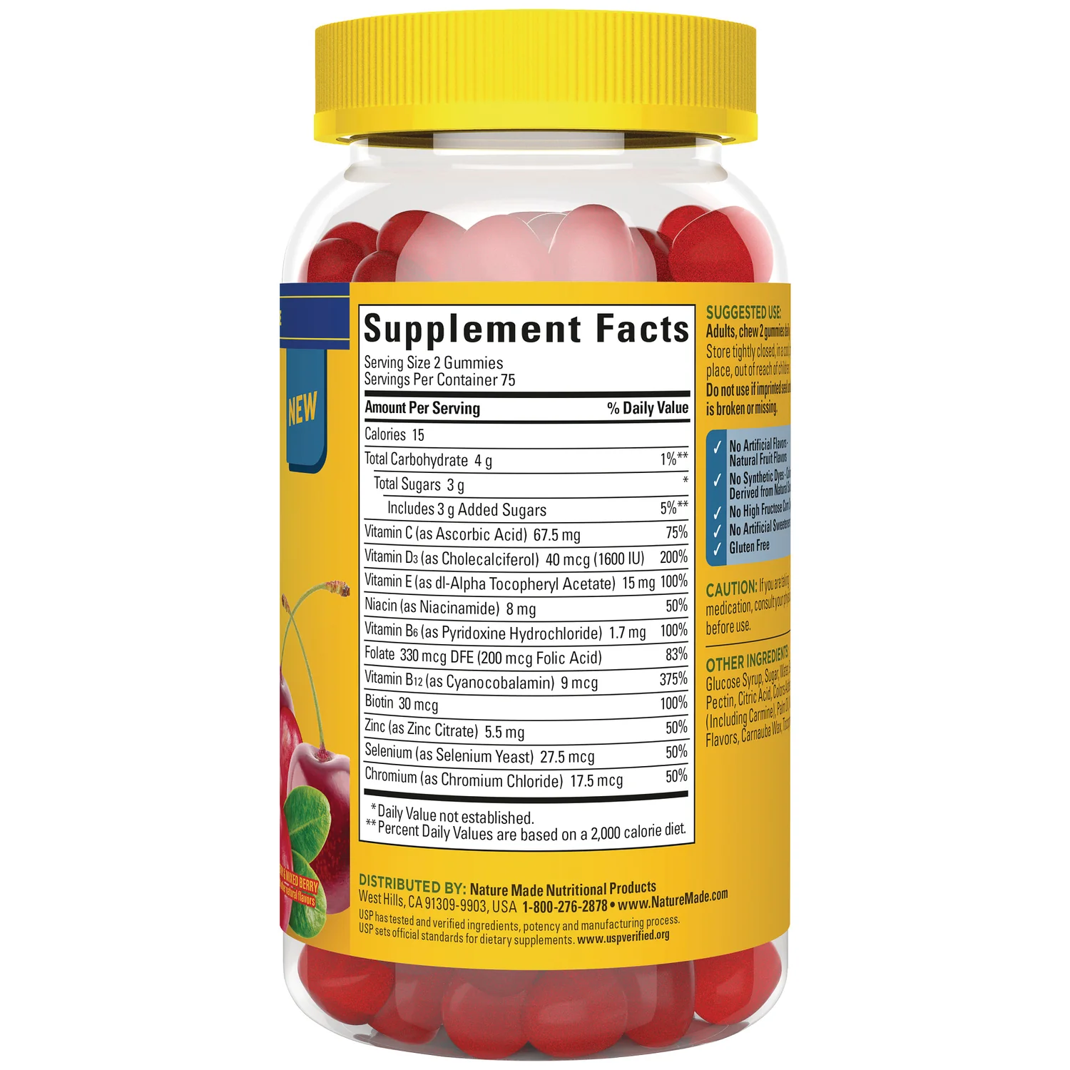 Multi For Him Gummies - Cherry & Mixed Berry - Image 2