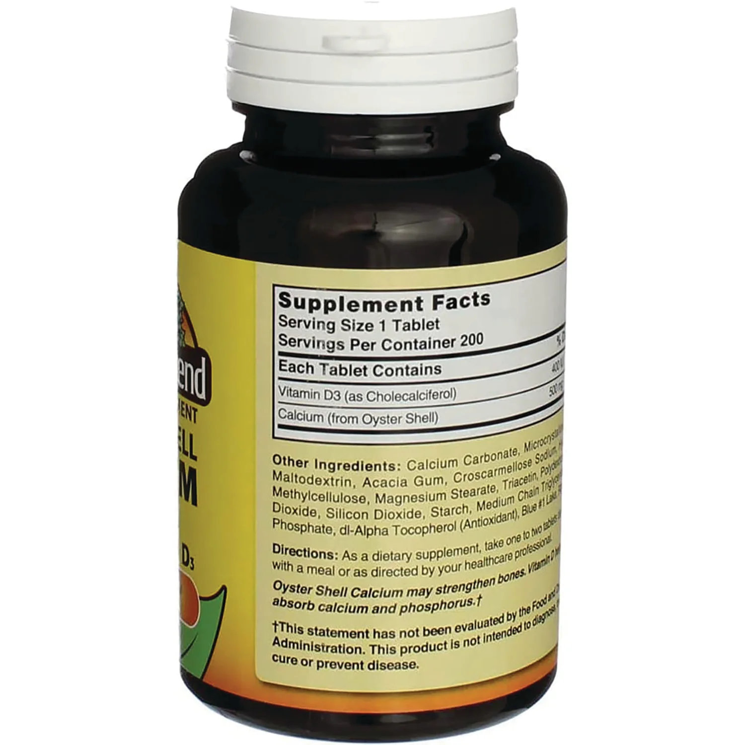 Oyster Shell Calcium with Vitamin D3 - Image 2