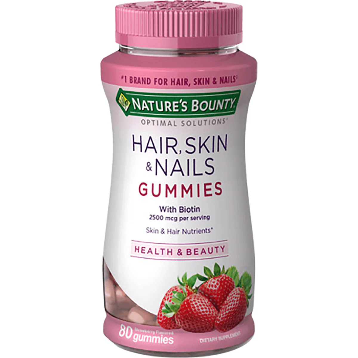 Hair, Skin & Nails Gummies - Strawberry
