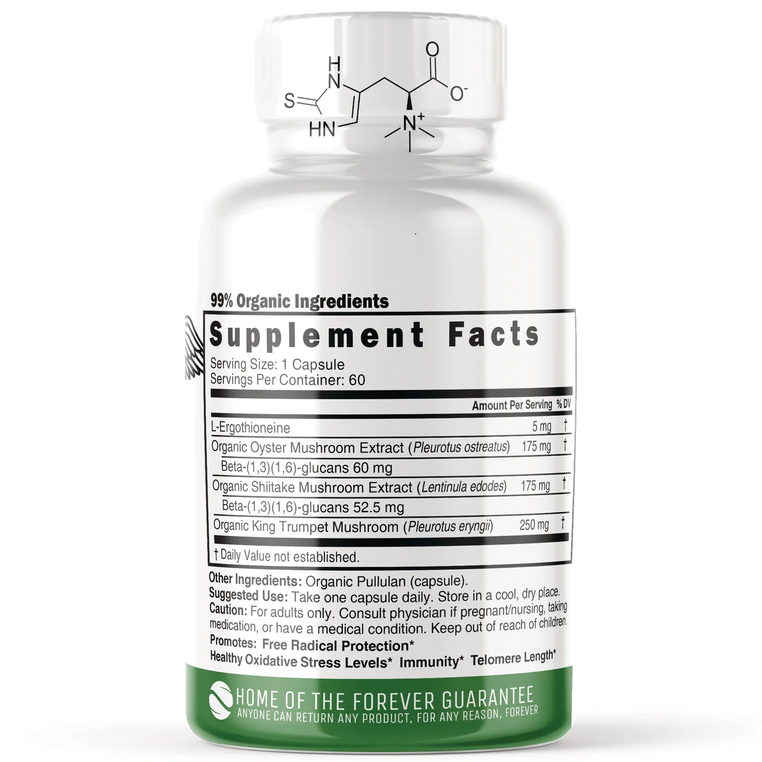 Nutri Mushroom Complex L-Ergothioneine - Image 2