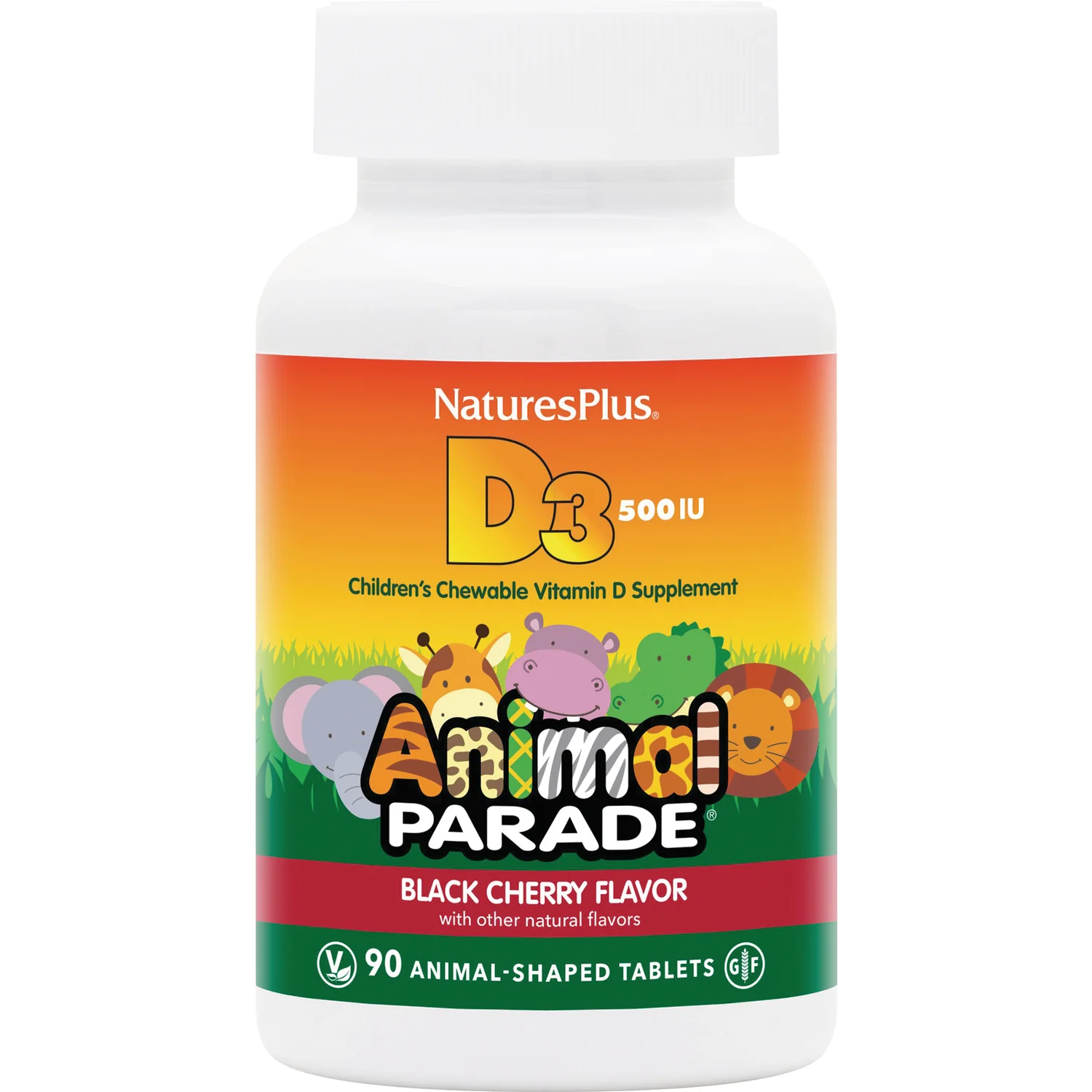 Animal Parade Vitamin D3 - Black Cherry