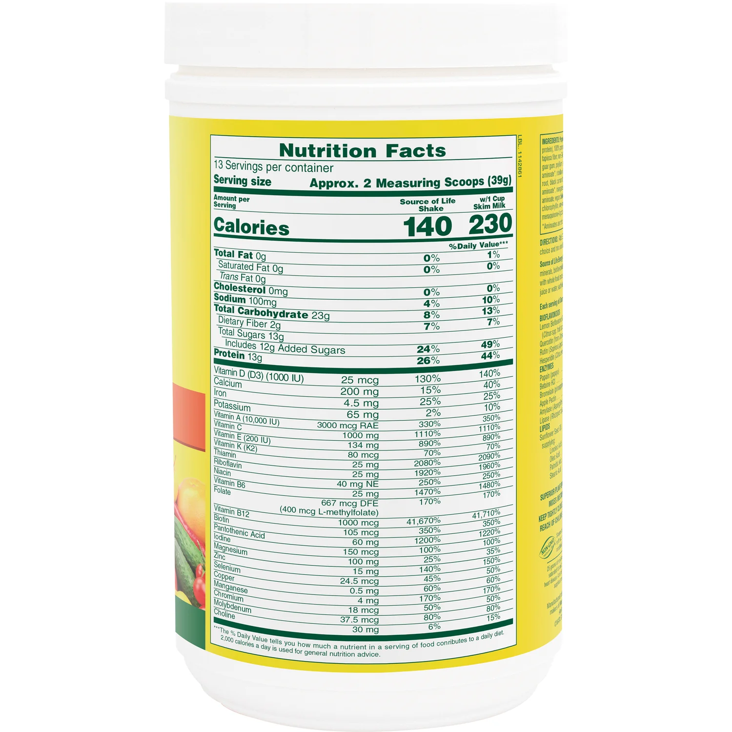 Source of Life Original Energy Shake - Creamy Granola - Image 2