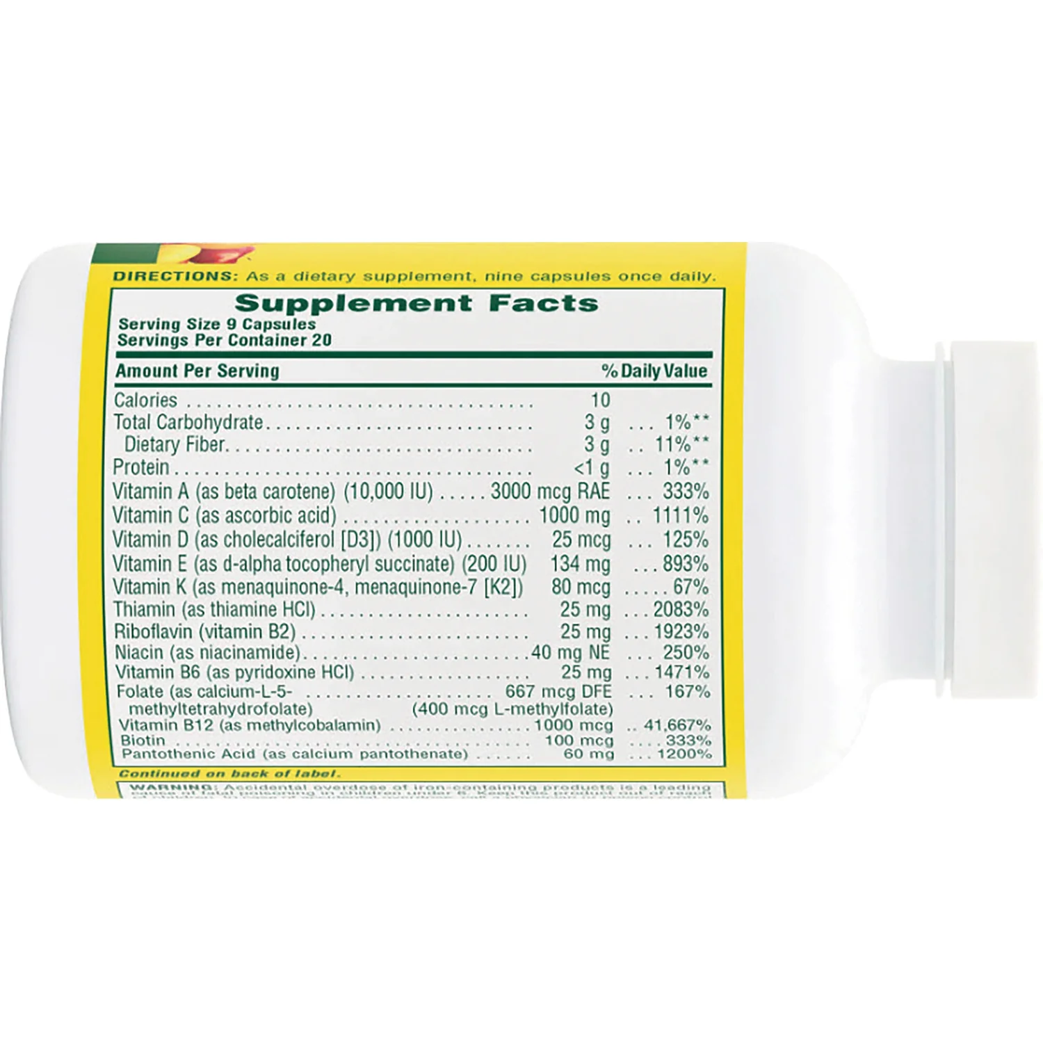 Source Of Life Original Capsules Multivitamin & Mineral - Image 2