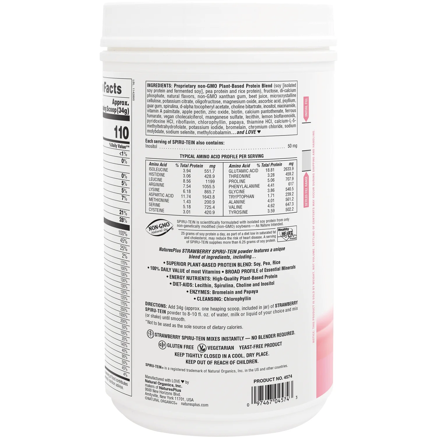 Spiru-Tein Protein Powder Meal - Strawberry - Image 3
