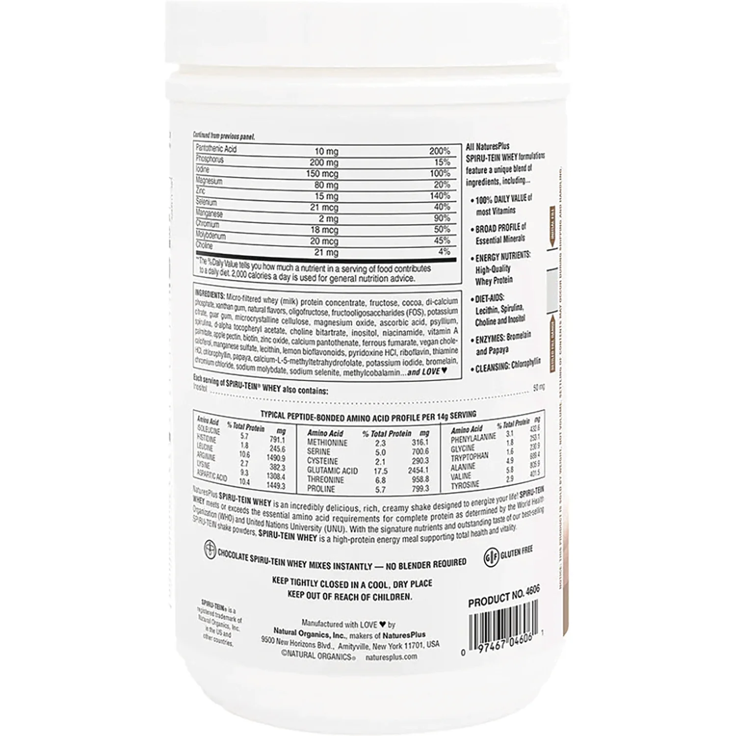 Spiru-Tein Whey Protein Powder Meal - Chocolate - Image 3
