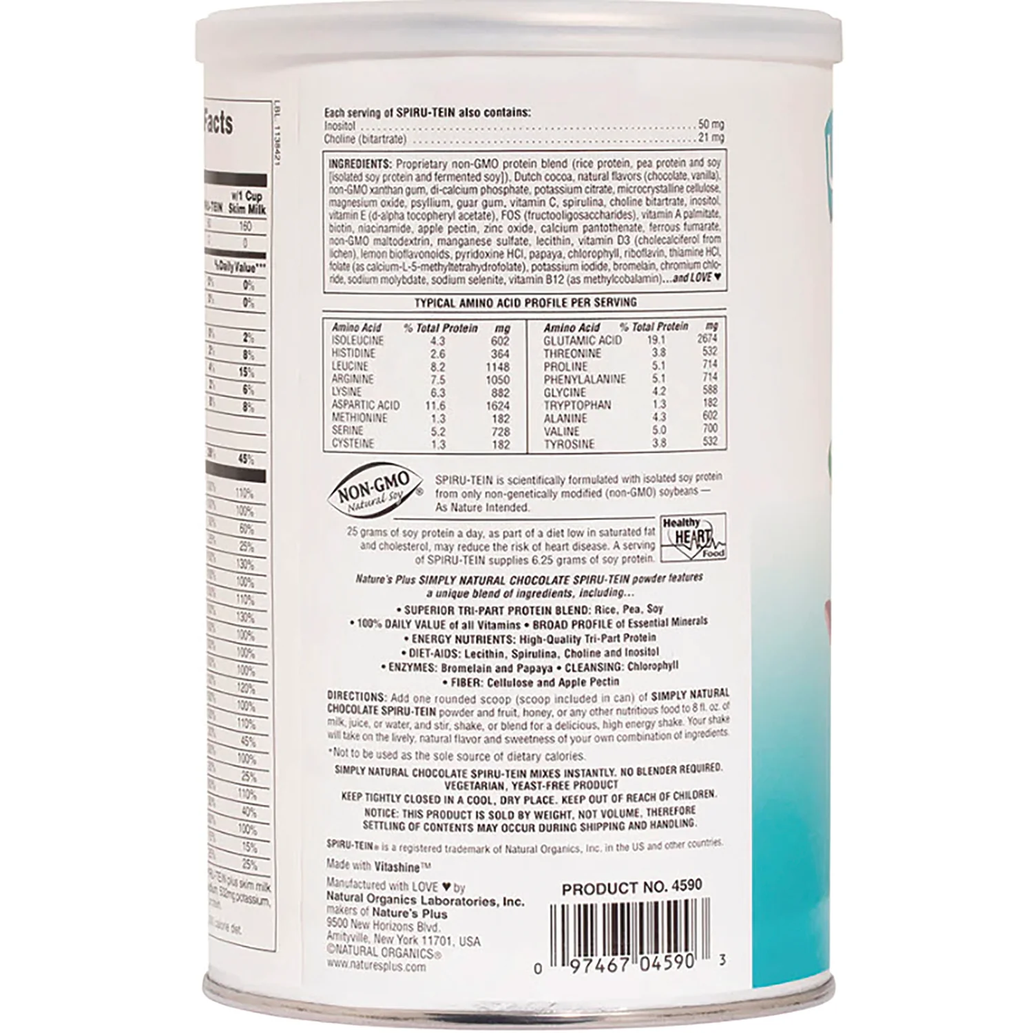 Unsweetened Spiru-Tein High Protein Energy Meal - Chocolate - Image 3