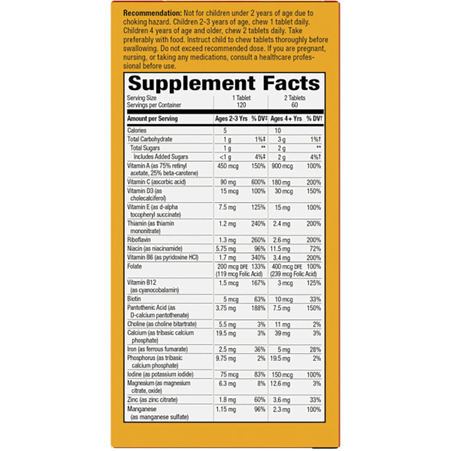 Alive! Kid's Chewable Multivitamin - Orange & Berry - Image 2