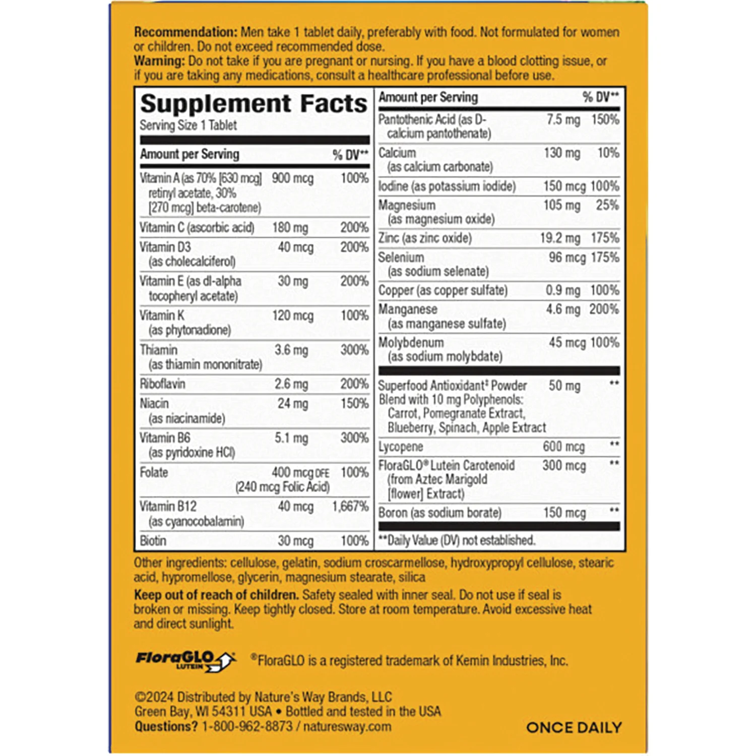 Alive! Men's 50+ Complete Multivitamin - Image 2