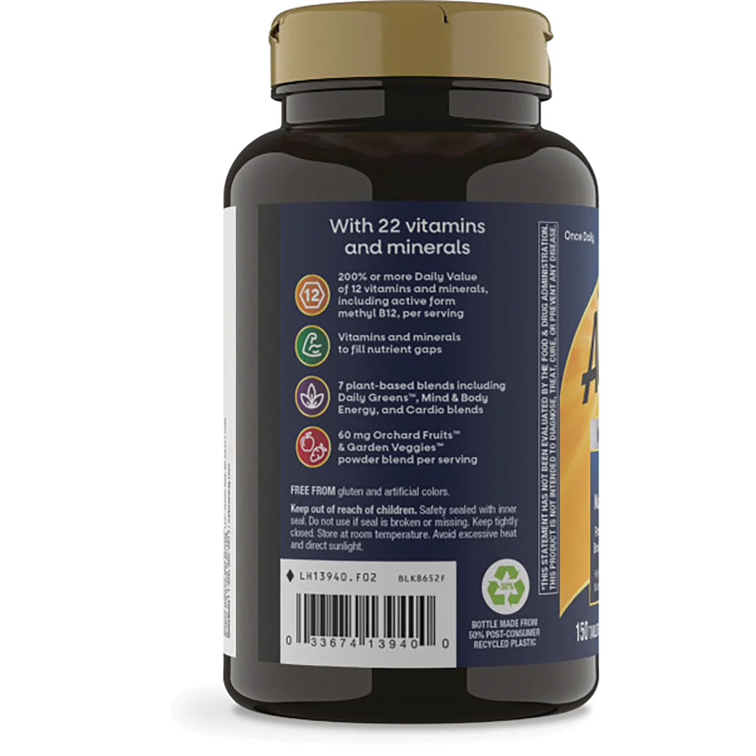 Alive! Men's 50+ Ultra Multivitamin - Image 3