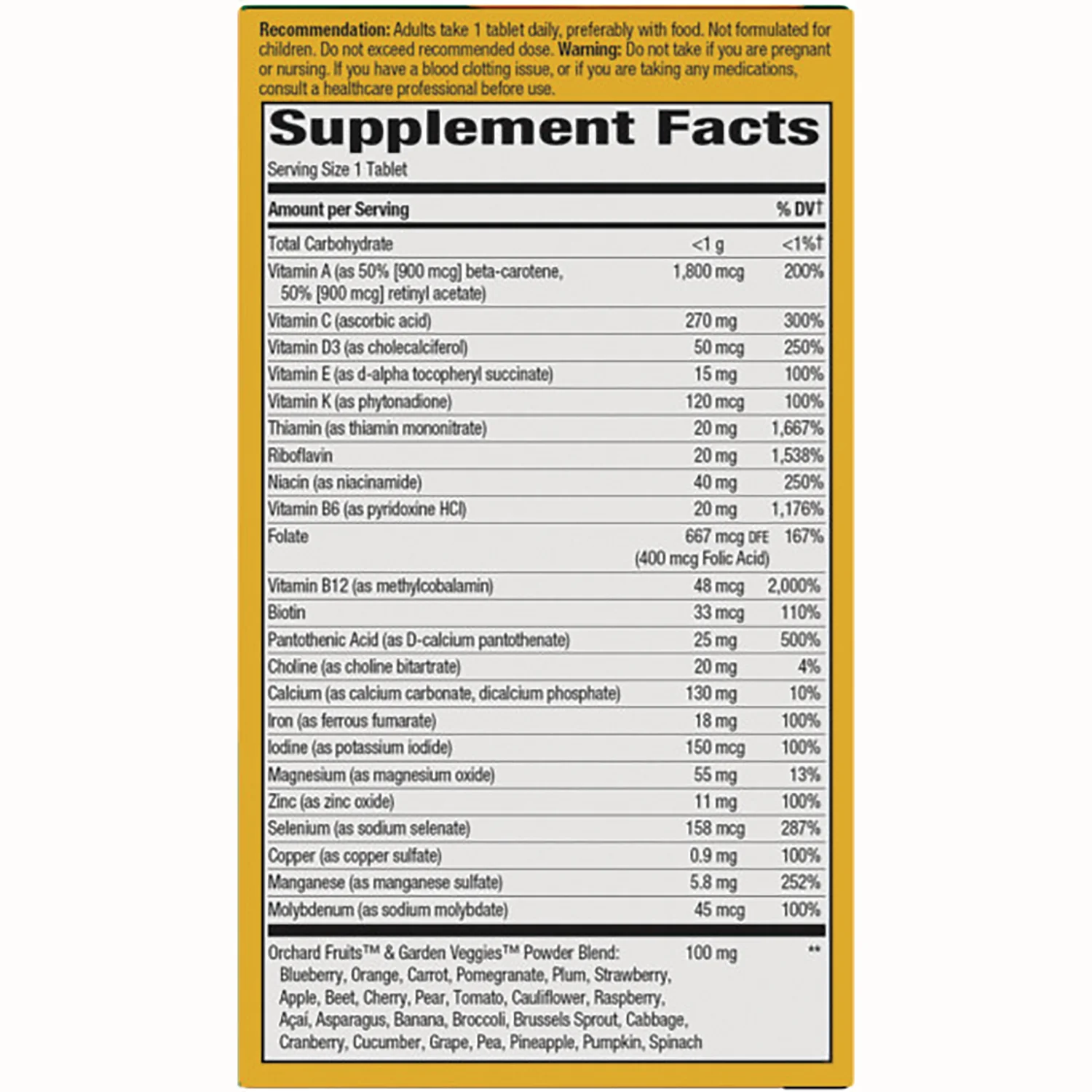 Alive! Adult Ultra Multivitamin - Image 2