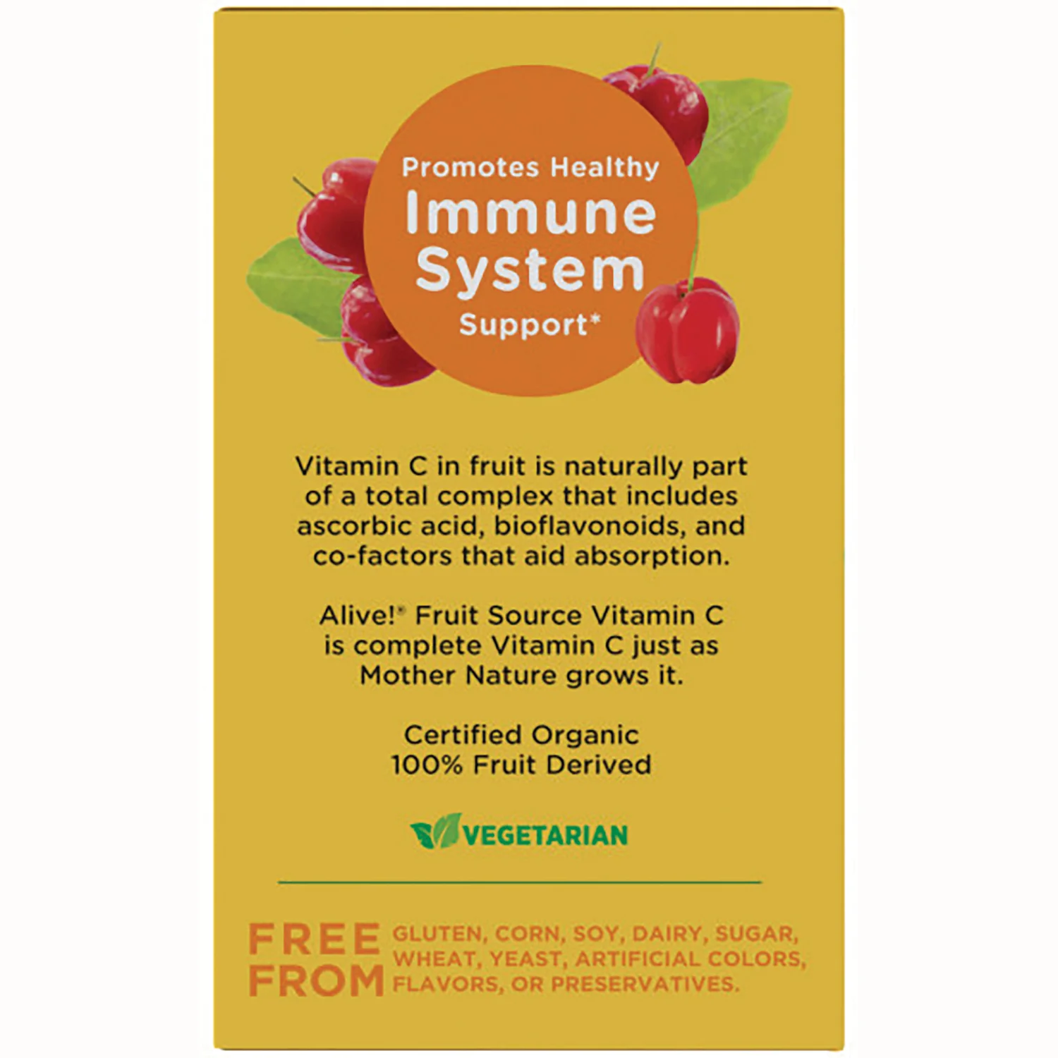 Alive! Fruit Source Vitamin C - Image 3