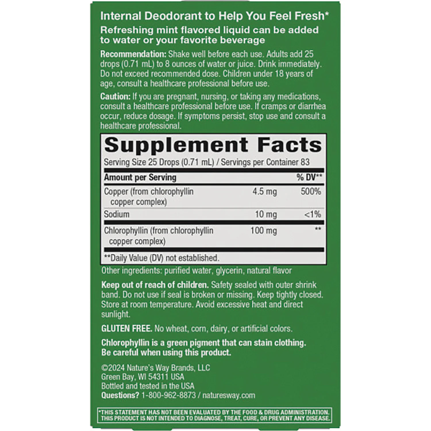 Chlorofresh Chlorophyll Drops - Mint - Image 2