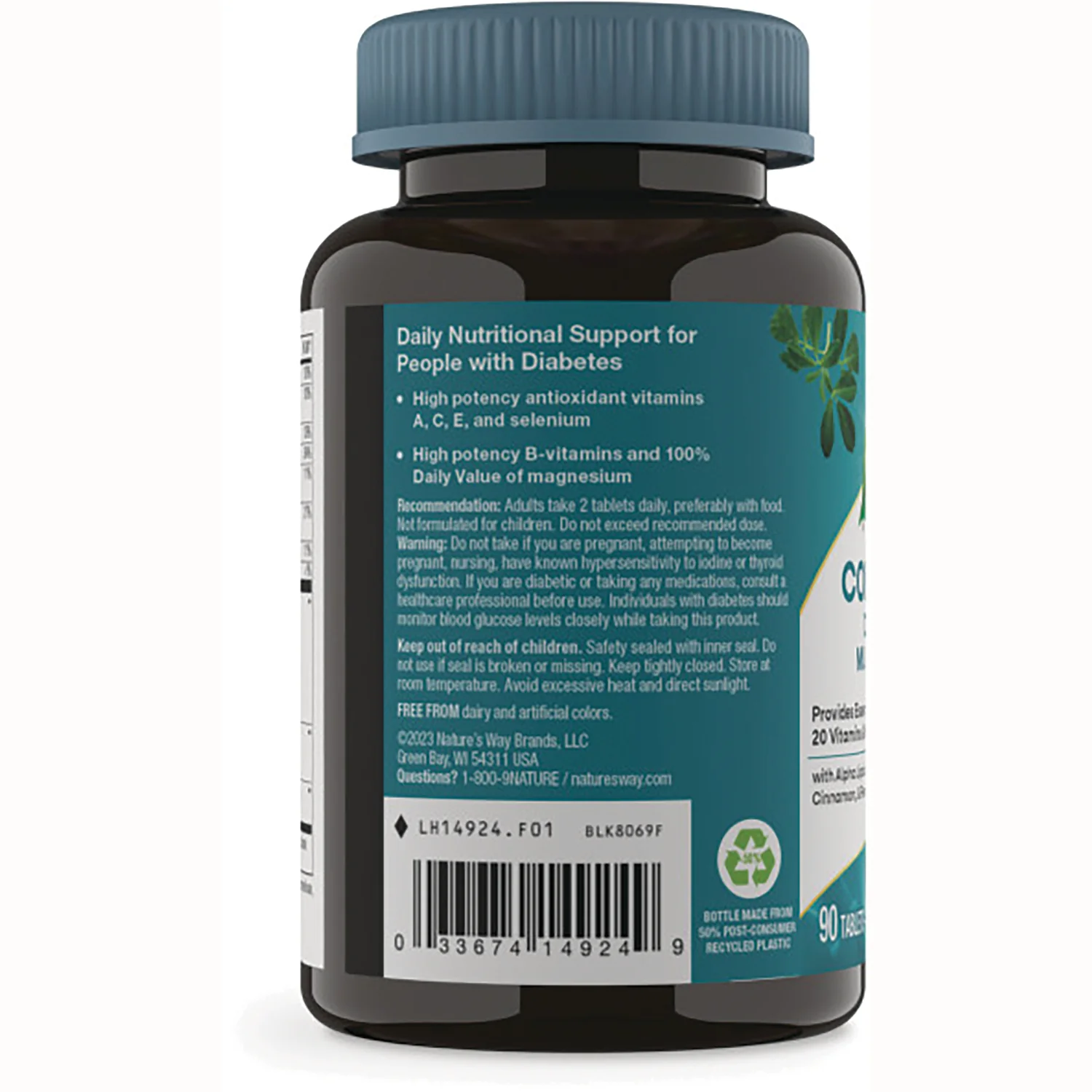 Completia Diabetic Multi-Vitamin - No Added Iron - Image 3