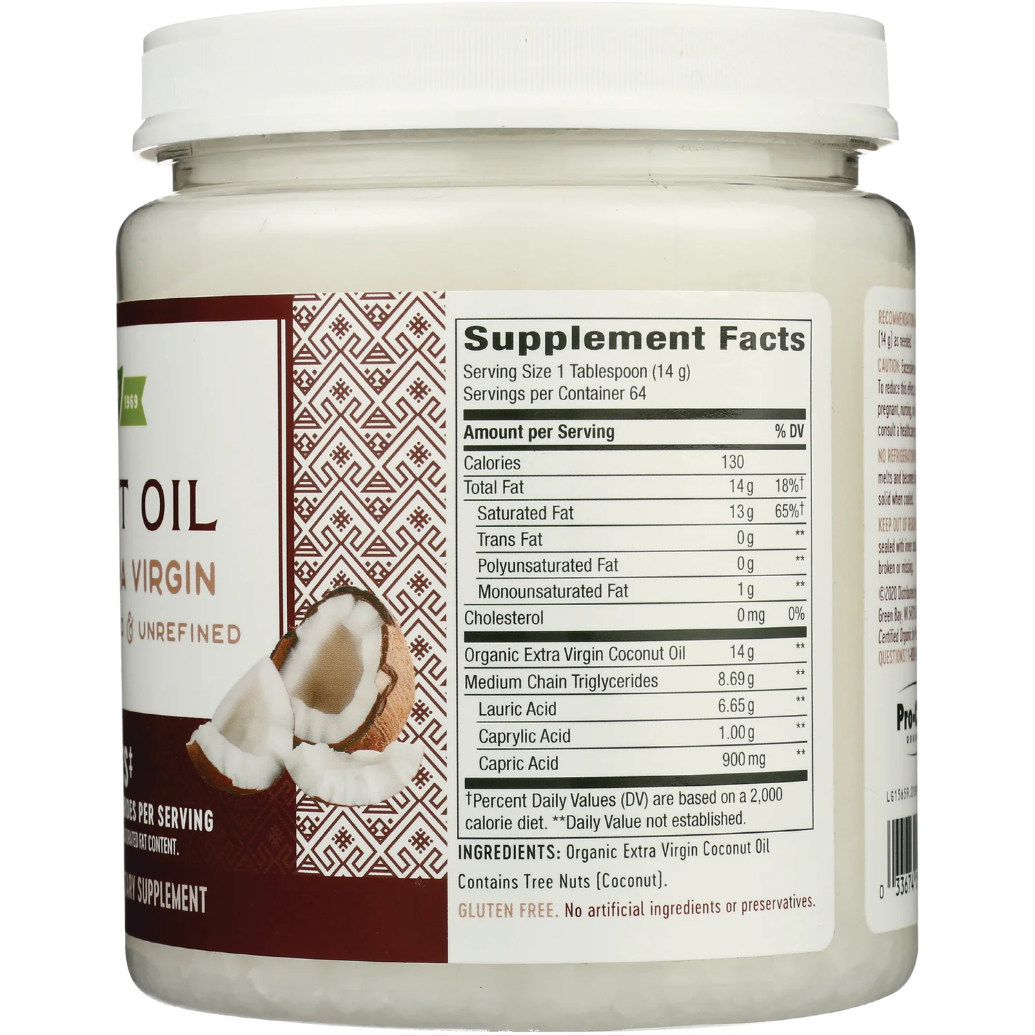 Organic Extra Virgin Coconut Oil - Image 2