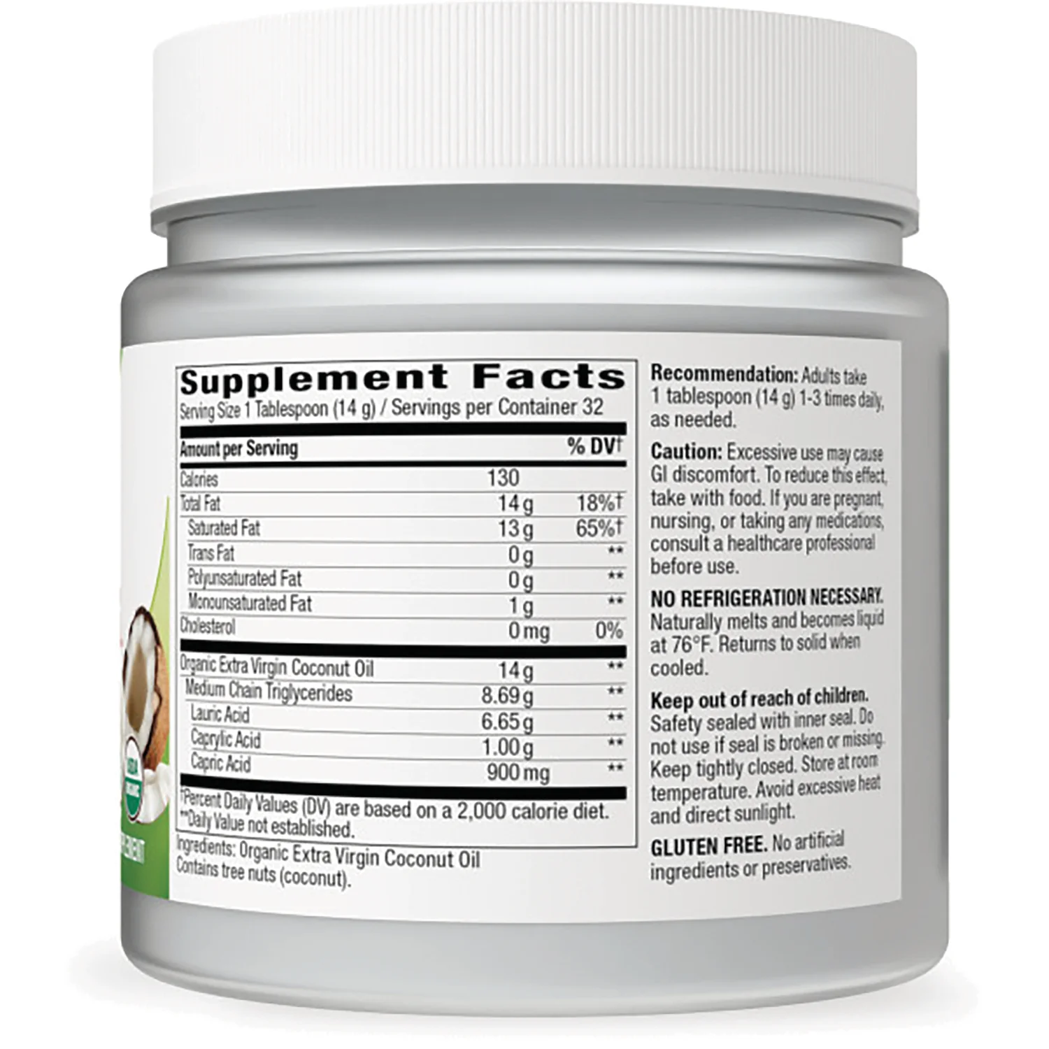 Organic Extra Virgin Coconut Oil - Image 2