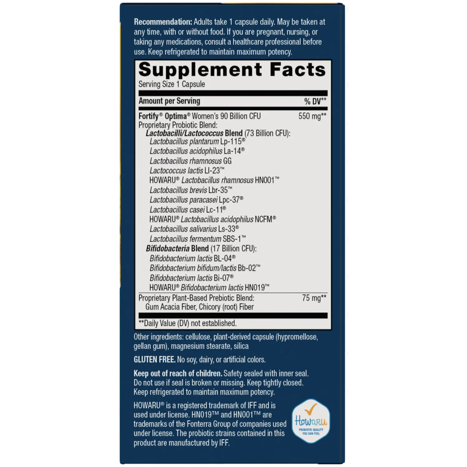Fortify Optima Probiotic Women's Ultra Potency - Image 2