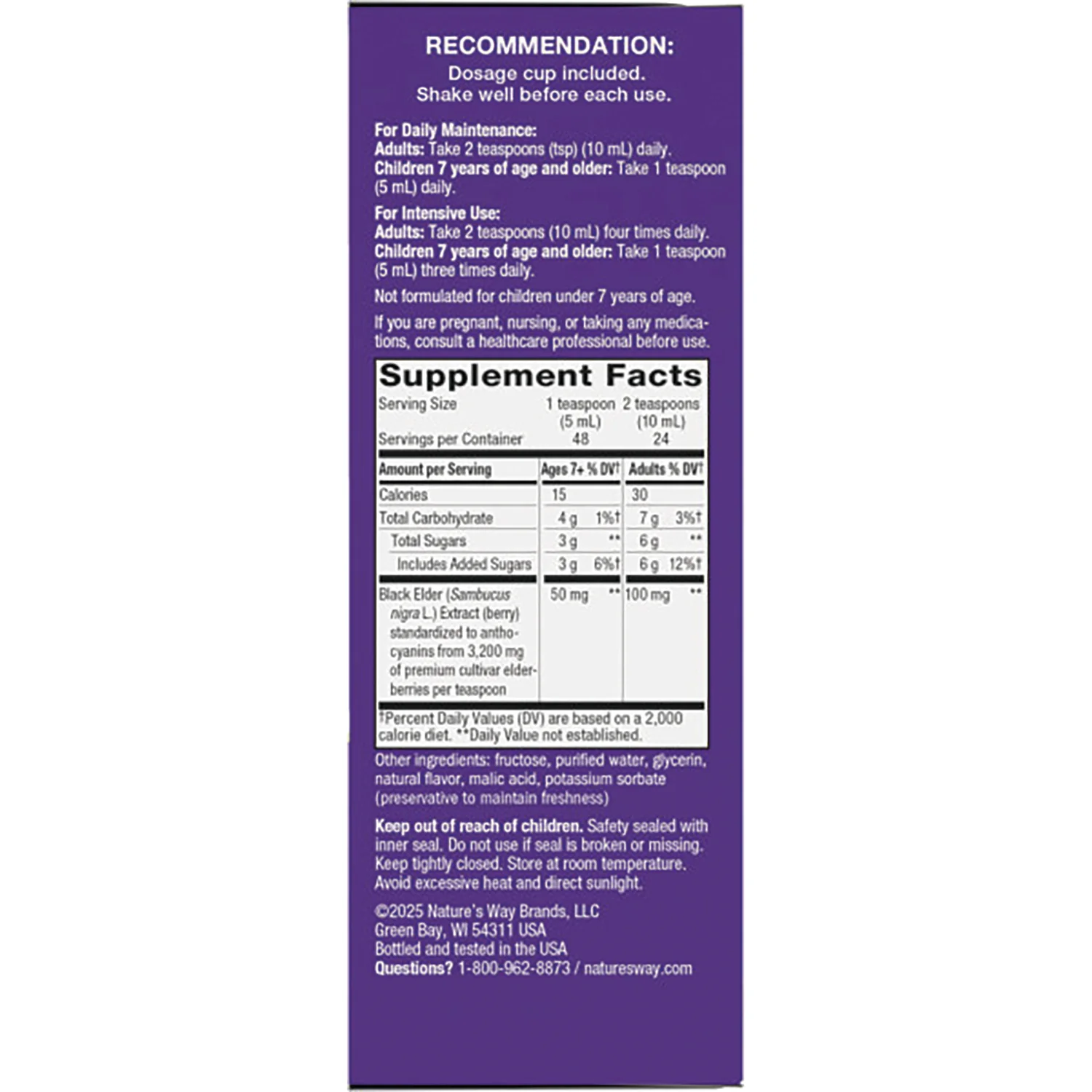 Sambucus Traditional Immune Elderberry Syrup - Image 2