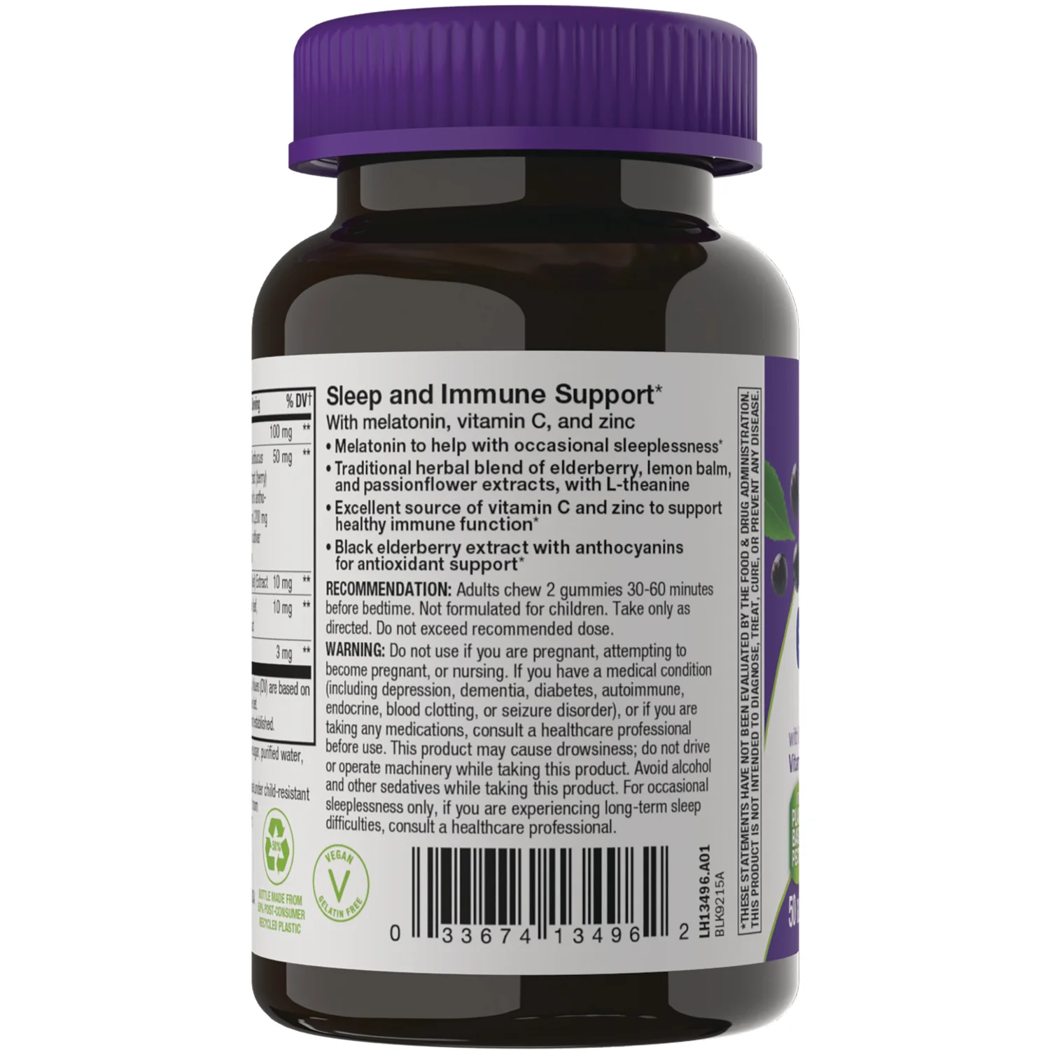 Sambucus Sleep & Immune Elderberry Gummy - Image 3