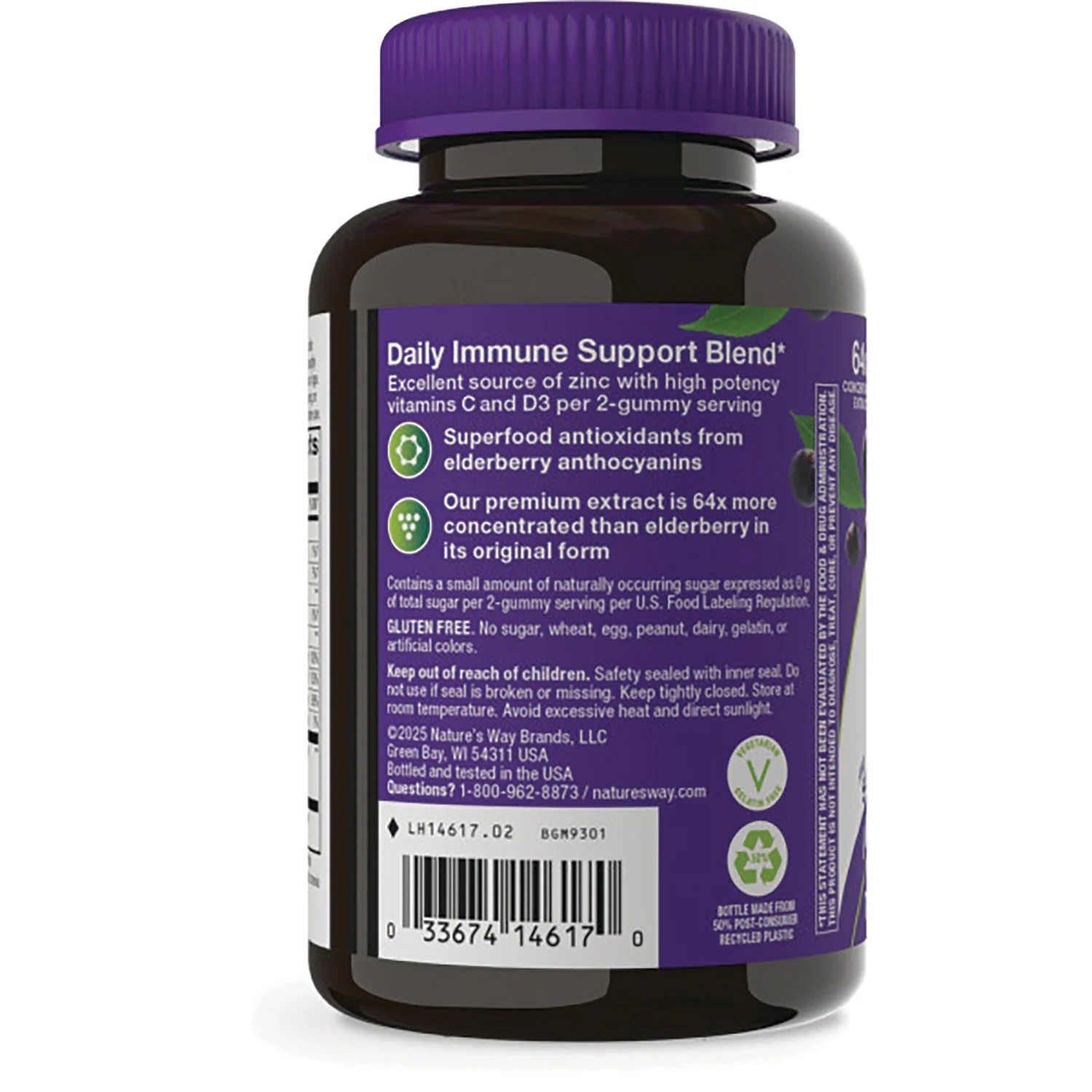 Sambucus Elderberry Immune Gummy - Zero Sugar - Image 3