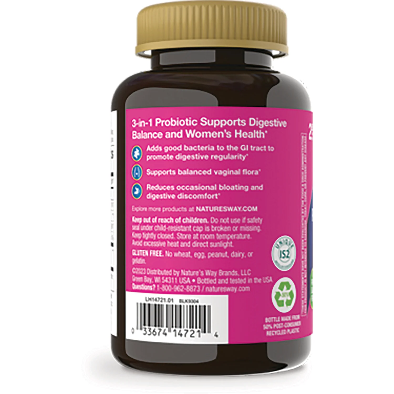 Women's 3-in-1 Probiotic Gummy -  Orange - Image 3