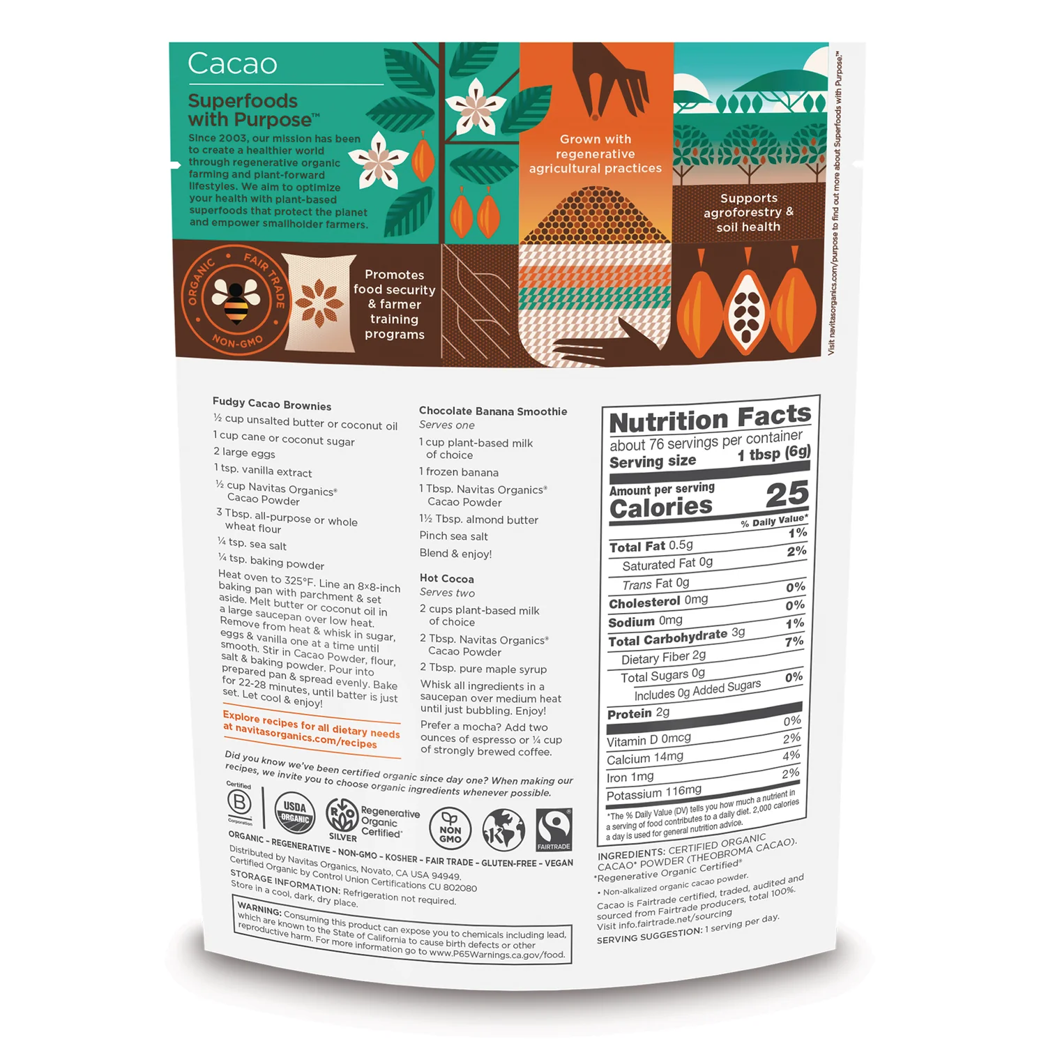 Organic Cacao Powder - Image 2