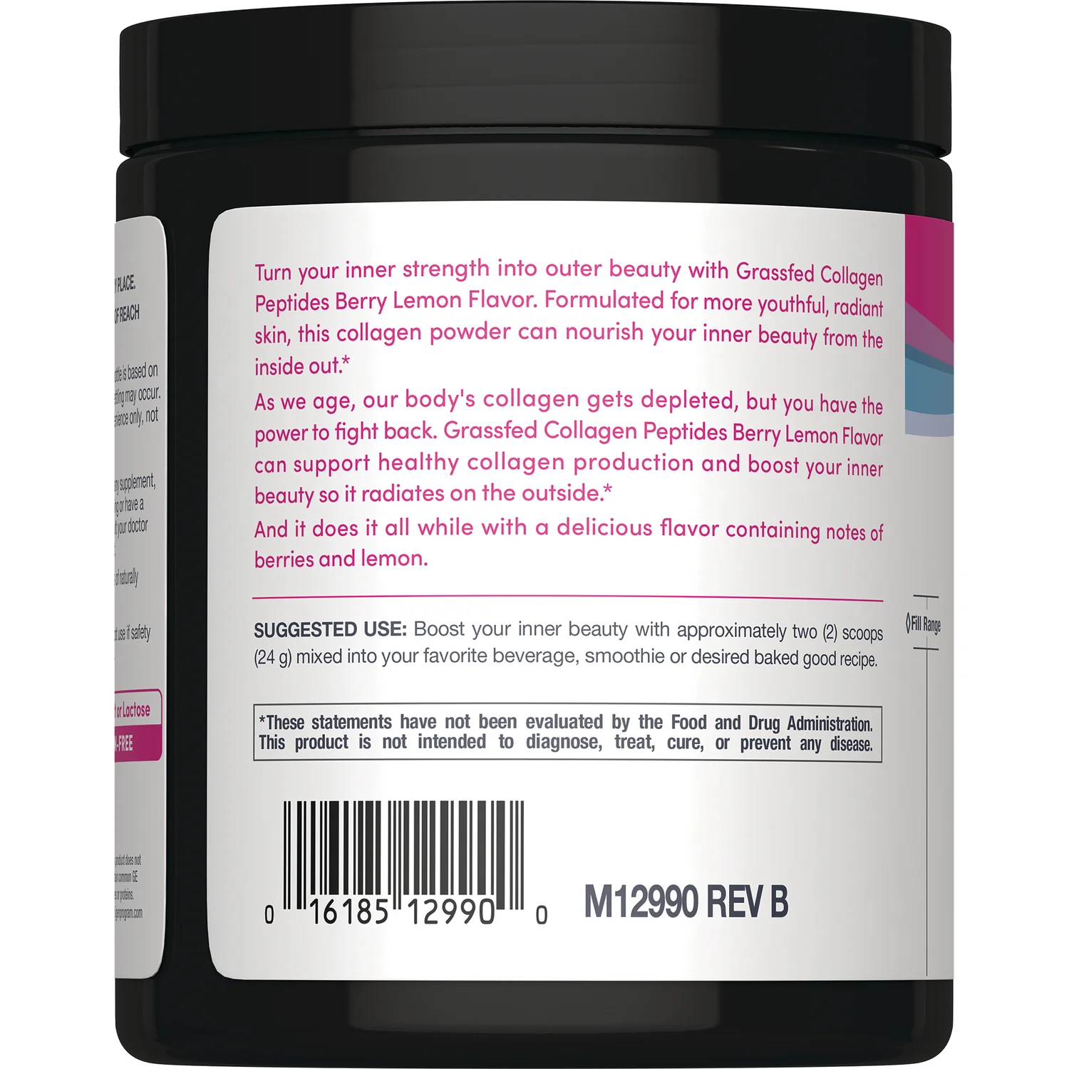 Grassfed Collagen Peptides - Berry Lemon - Image 3