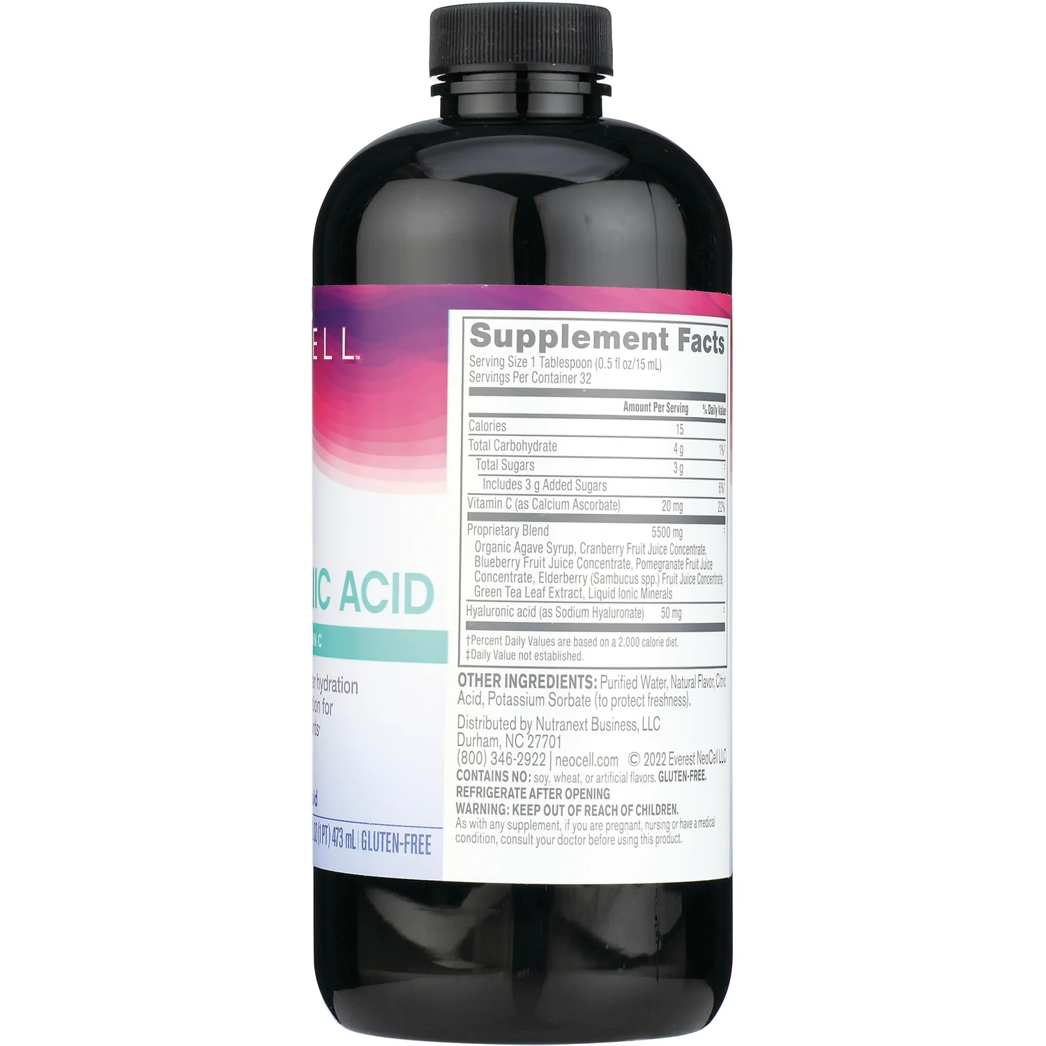 Hyaluronic Acid with Vitamin C - Berry Liquid - Image 2