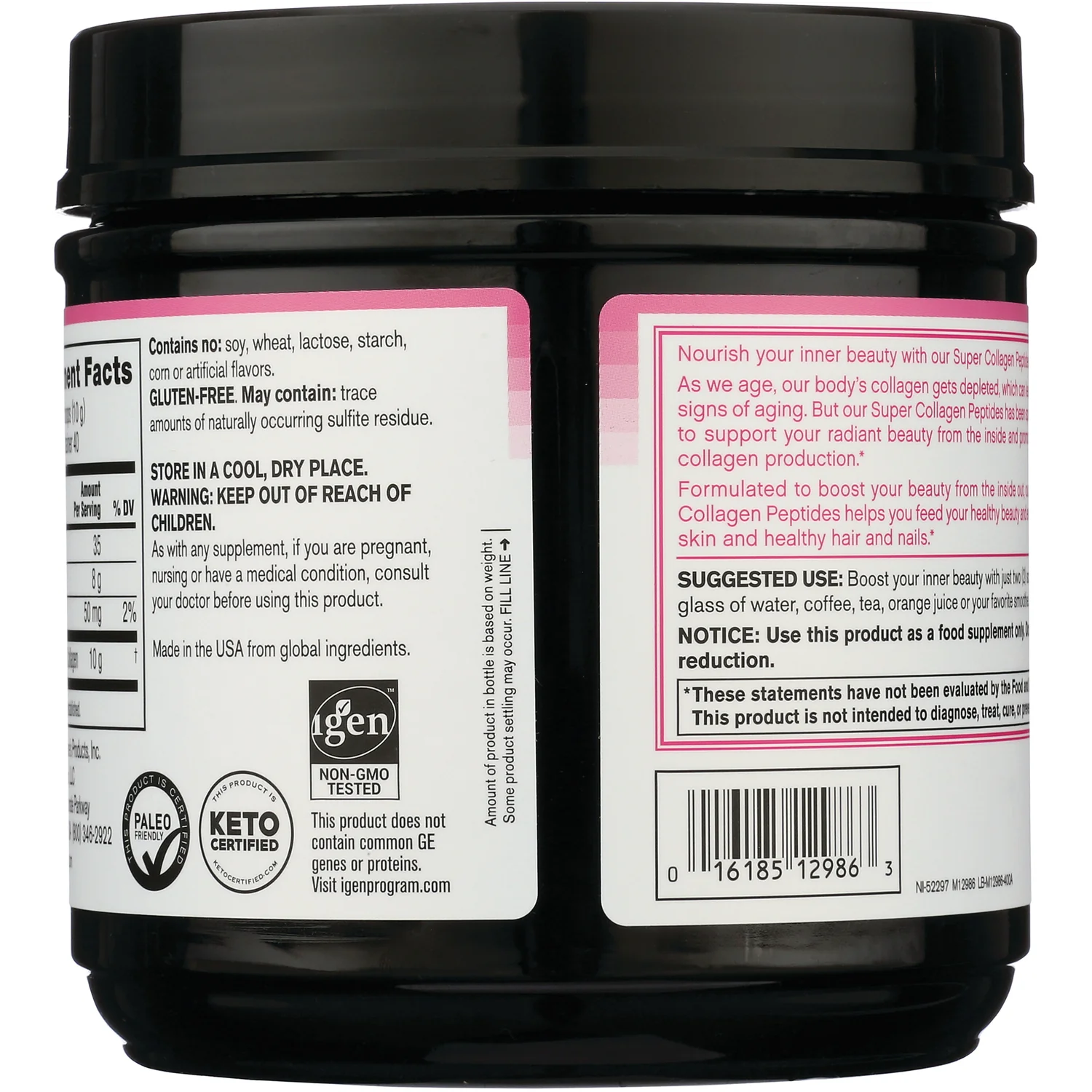 Super Collagen Peptides Type 1 & 3 - Unflavored - Image 3