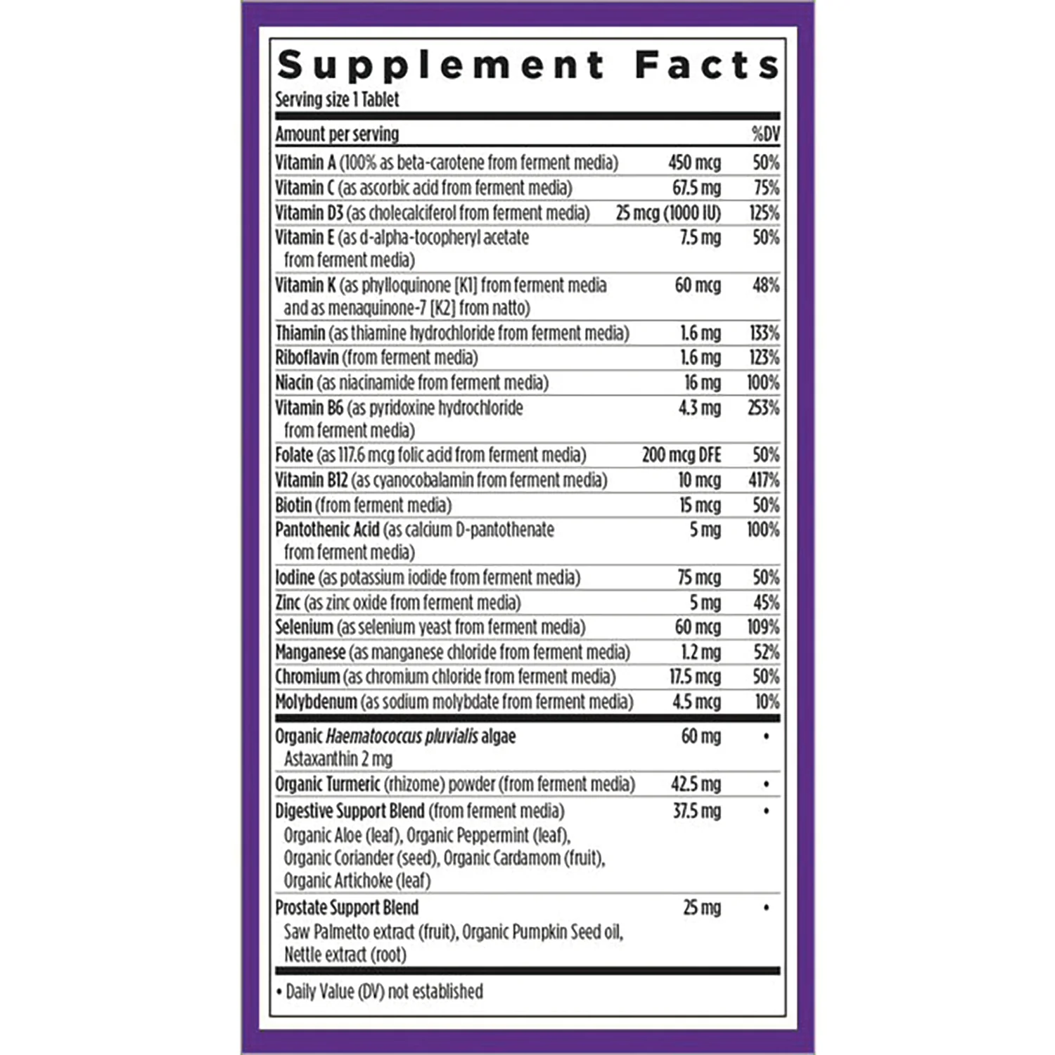 One Daily Every Man's Multivitamin 55+ - Image 2