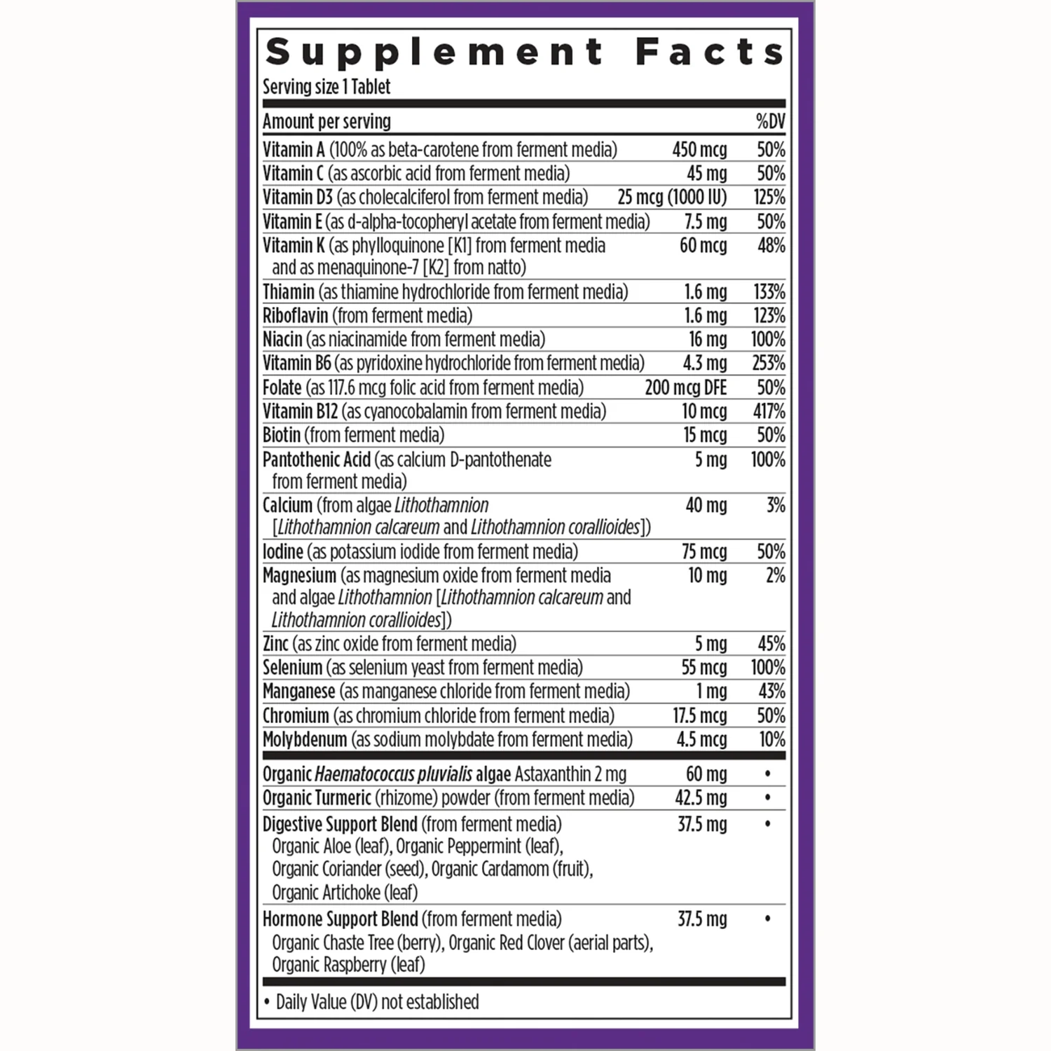 One Daily Every Woman's Multivitamin 55+ - Image 2