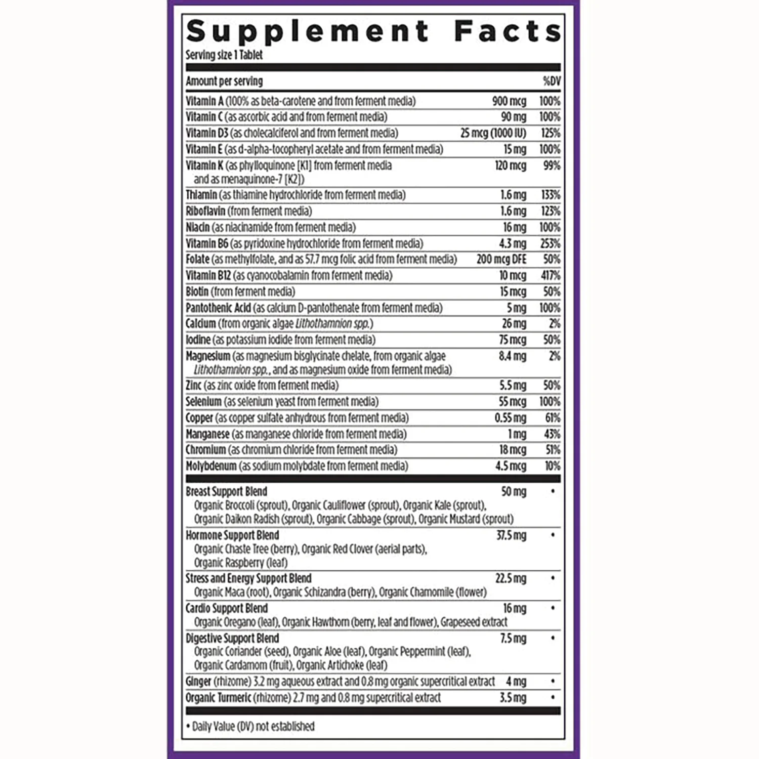 One Daily Every Woman's Multivitamin 40+ - Image 2