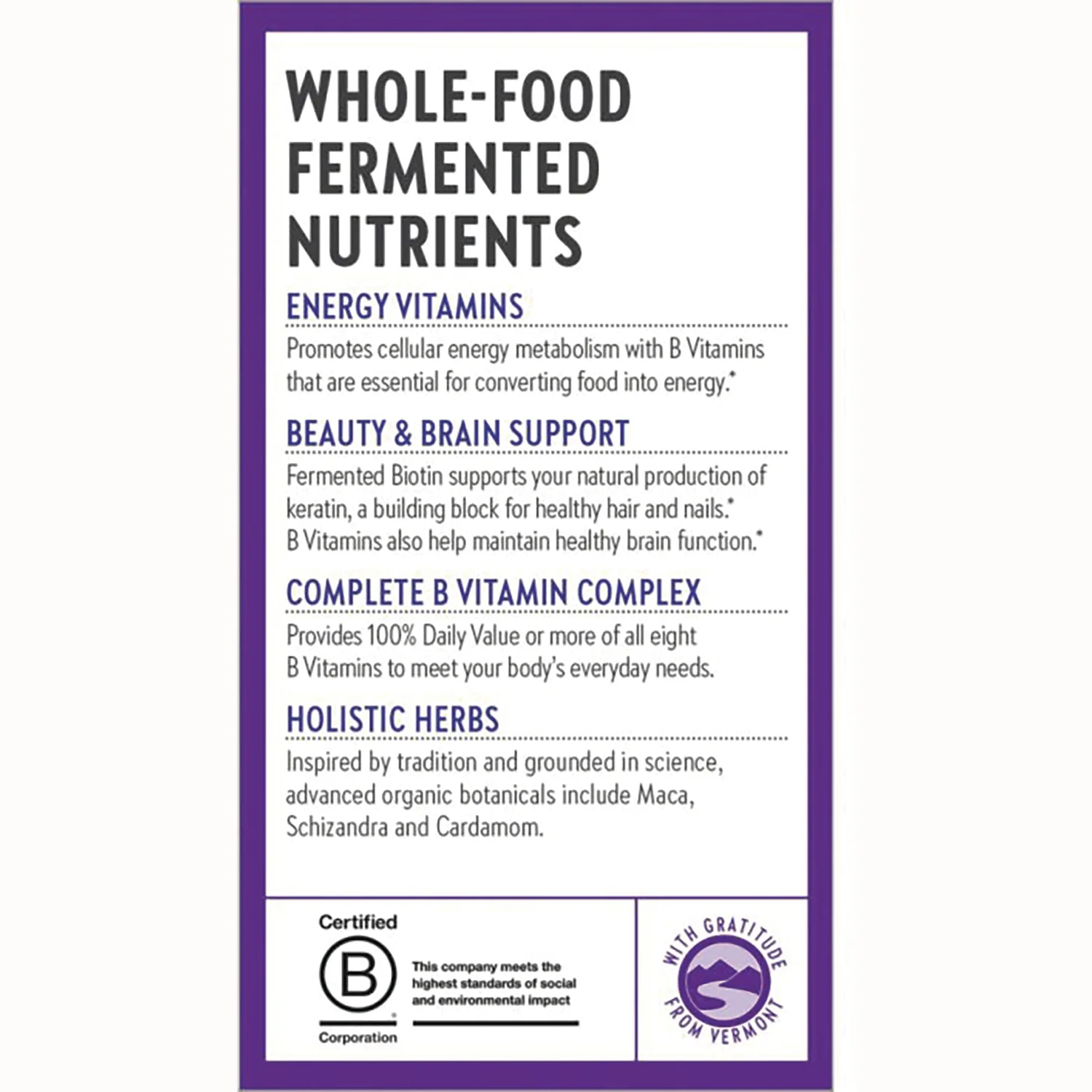 Fermented Vitamin B Complex - Image 4