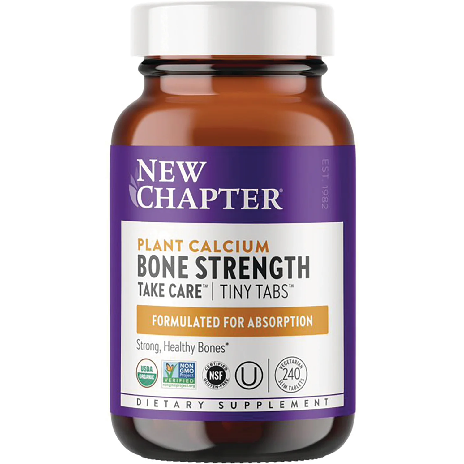 Plant Calcium Bone Strength Take Care - Tiny Tabs - Image 2