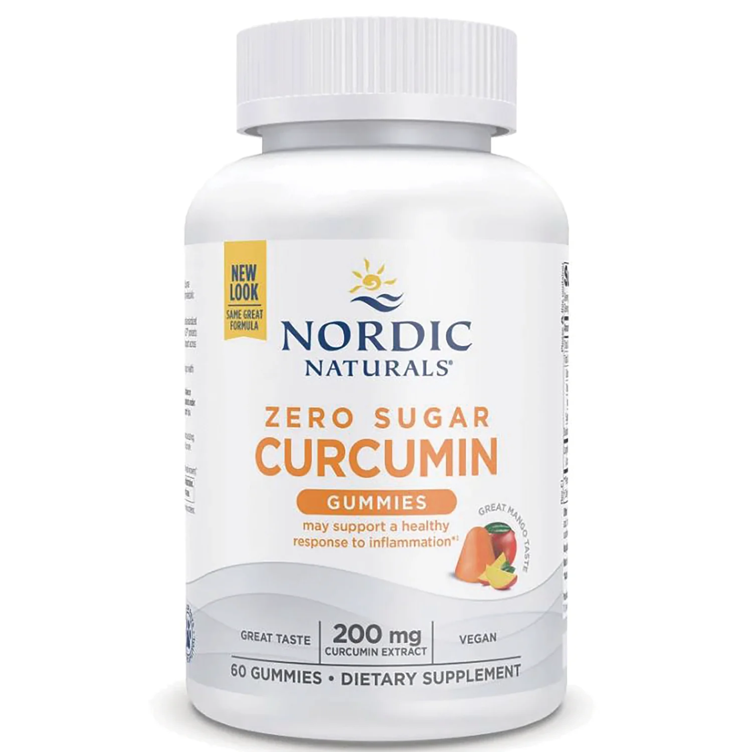 Zero Sugar Curcumin Gummies - Mango