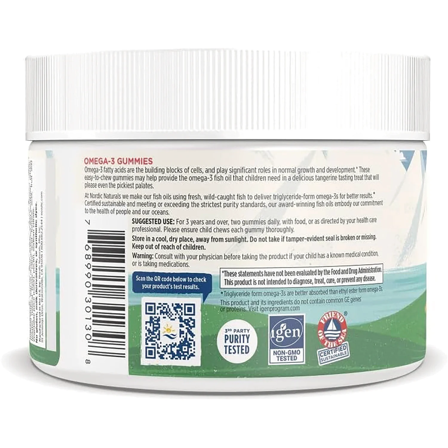 Omega-3 Gummies for Kids - Tangerine - Image 3