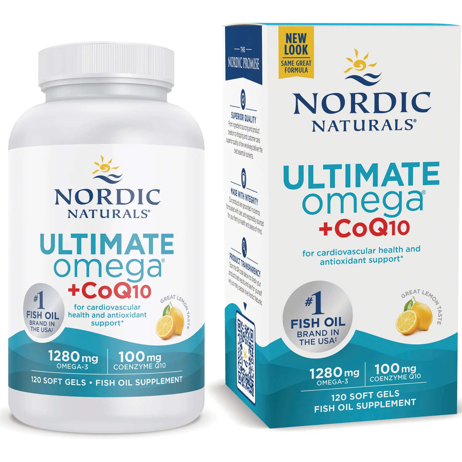 Ultimate Omega + CoQ10 - Lemon - Image 2