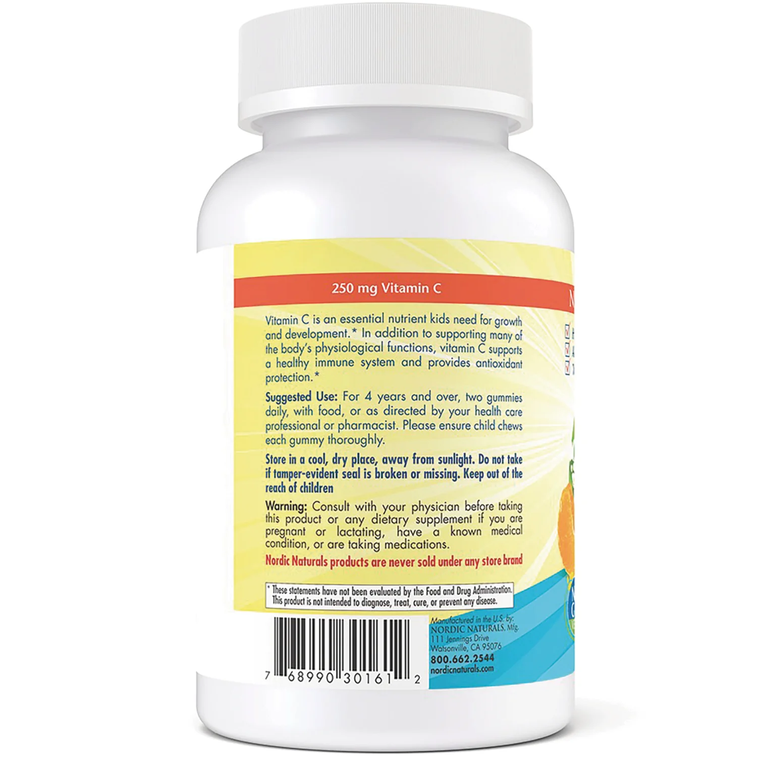Vitamin C Gummies - Tart Tangerine - Image 3