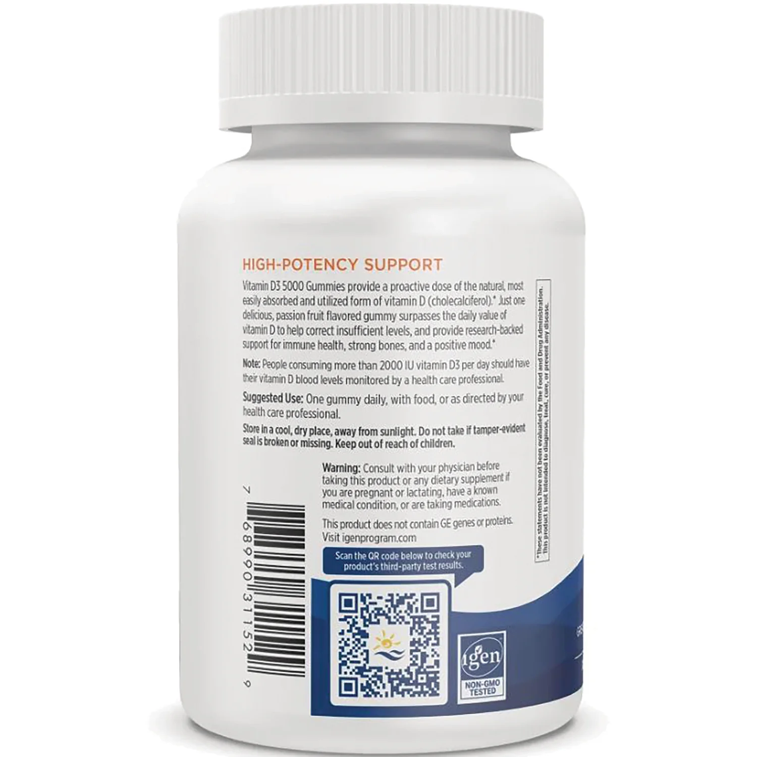 Vitamin D3 Gummies - Passion Fruit - Image 3