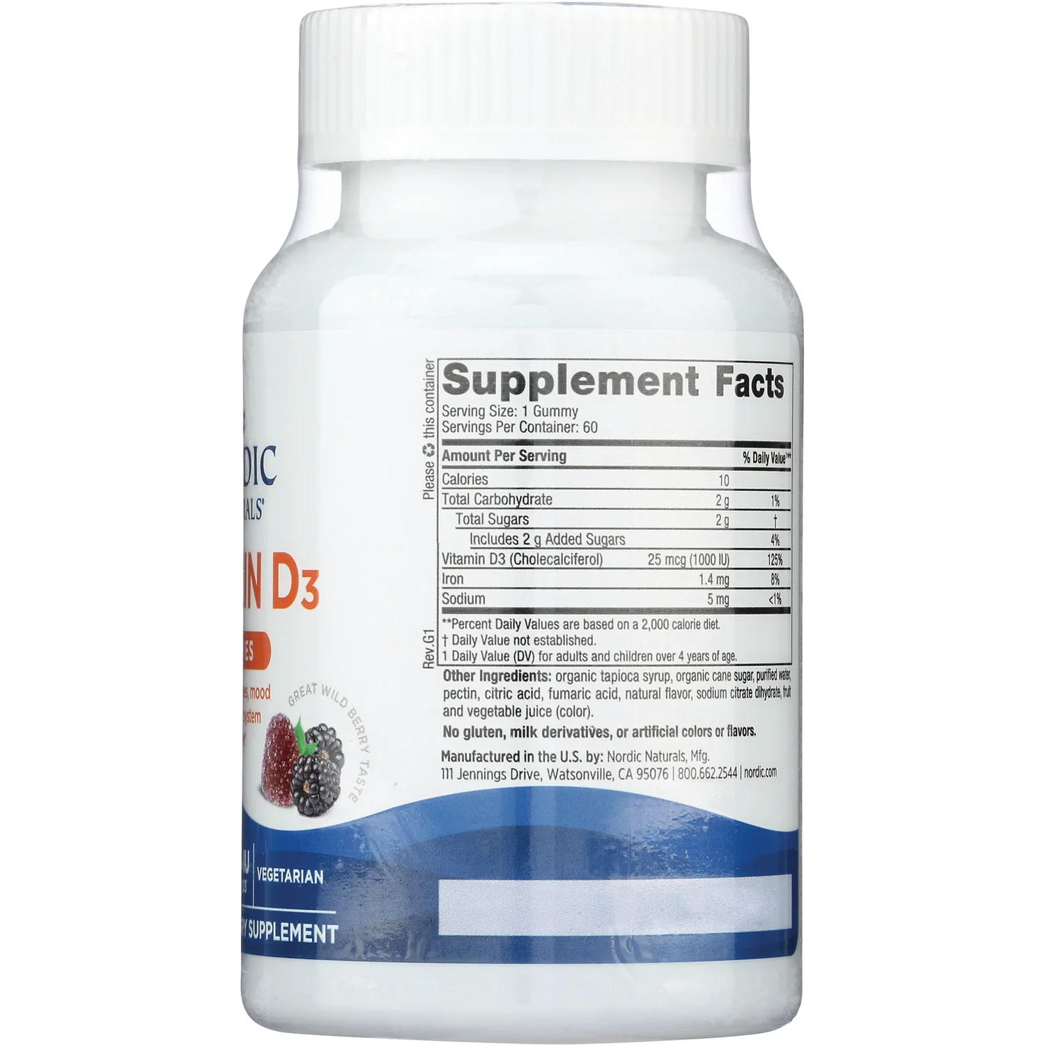 Vitamin D3 Gummies - Wild Berry - Image 2